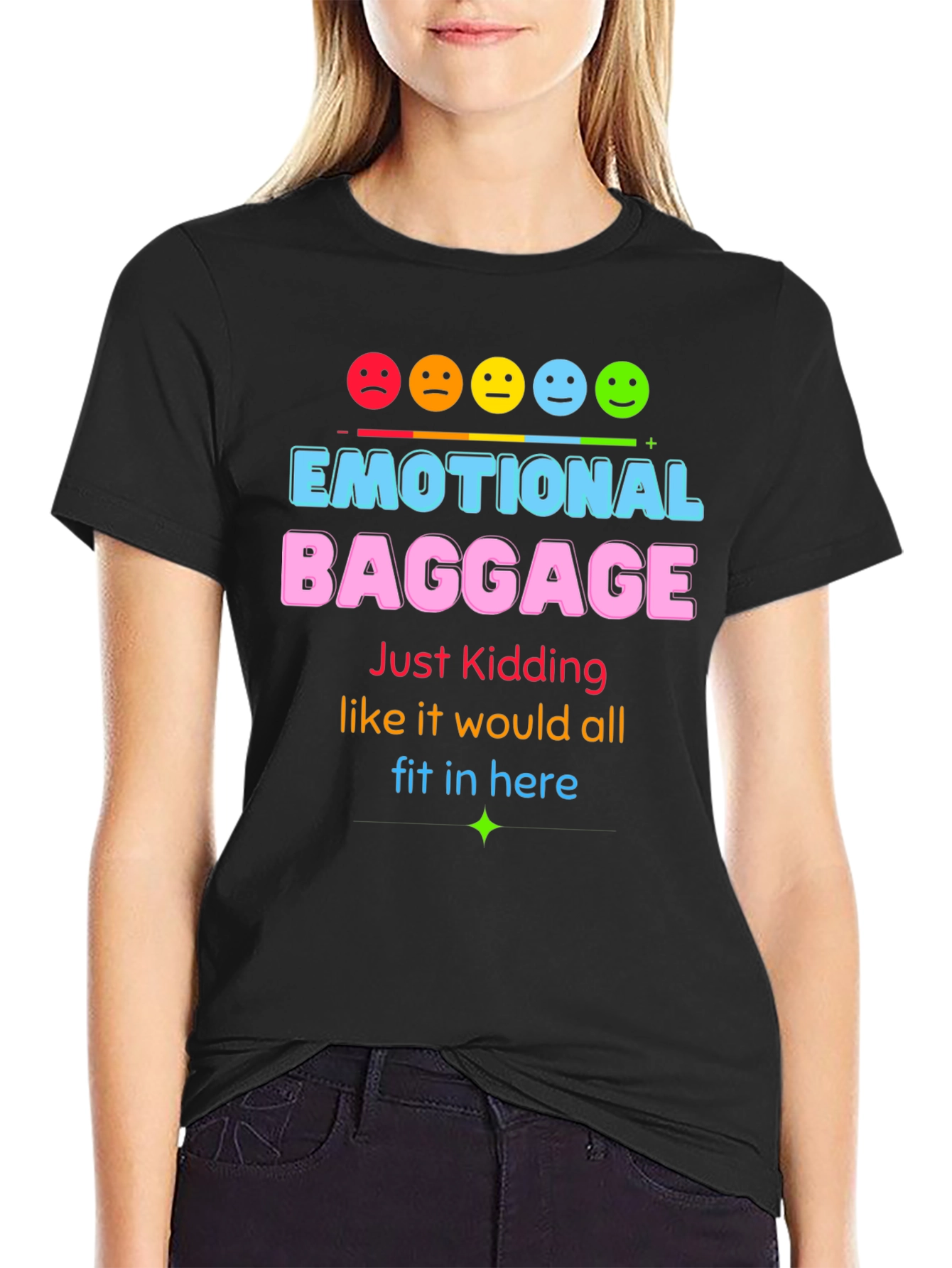 Emotional Baggage Graphic T-Shirt - Funny & Stylish!