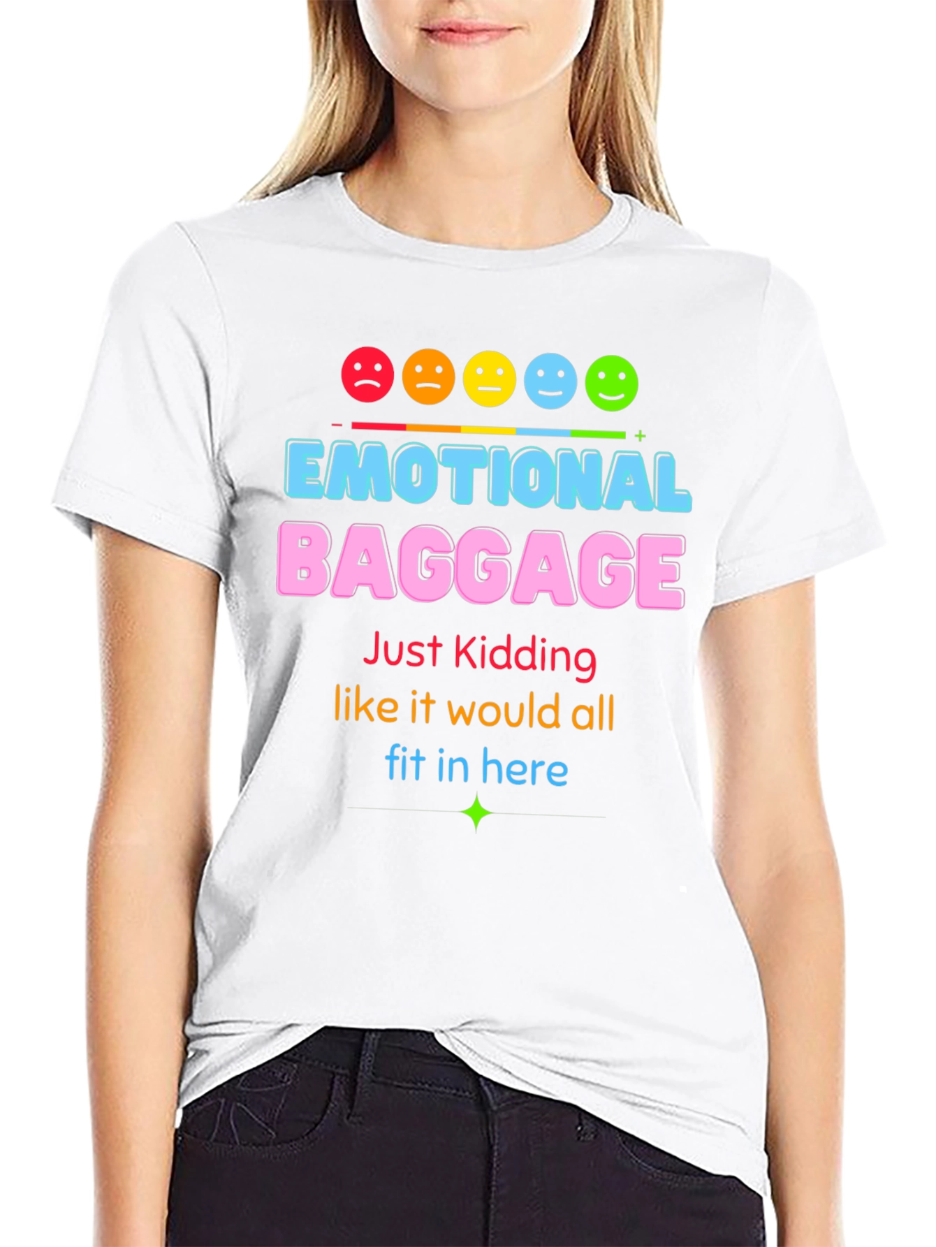Emotional Baggage Graphic T-Shirt - Funny & Stylish!