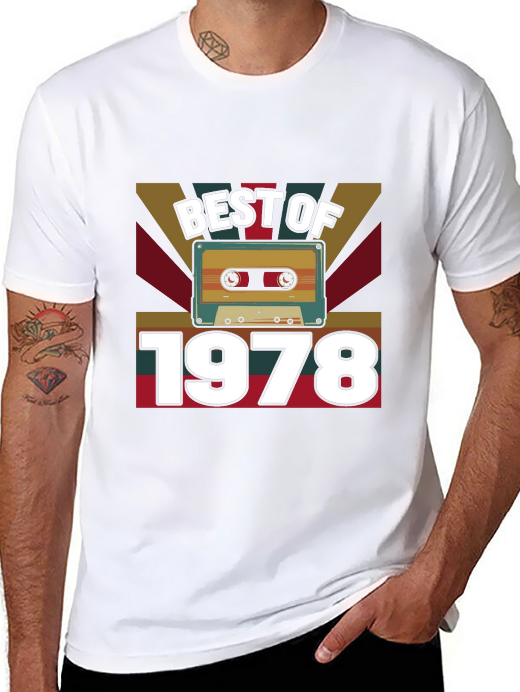 Best of 1978 Cassette Tape Graphic T-Shirt