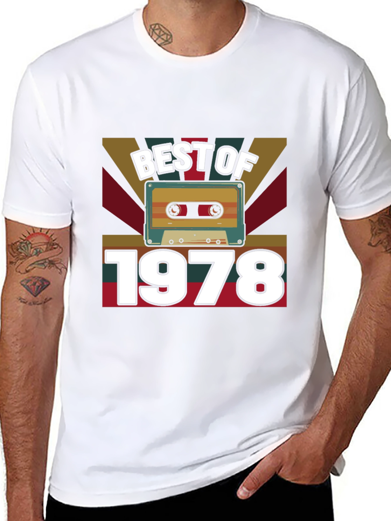 Best of 1978 Cassette Tape Graphic T-Shirt