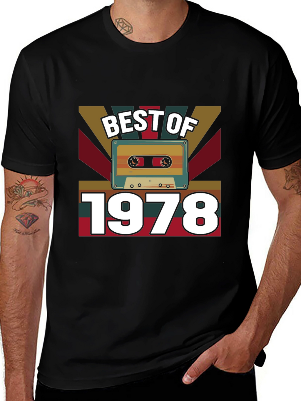 Best of 1978 Cassette Tape Graphic T-Shirt