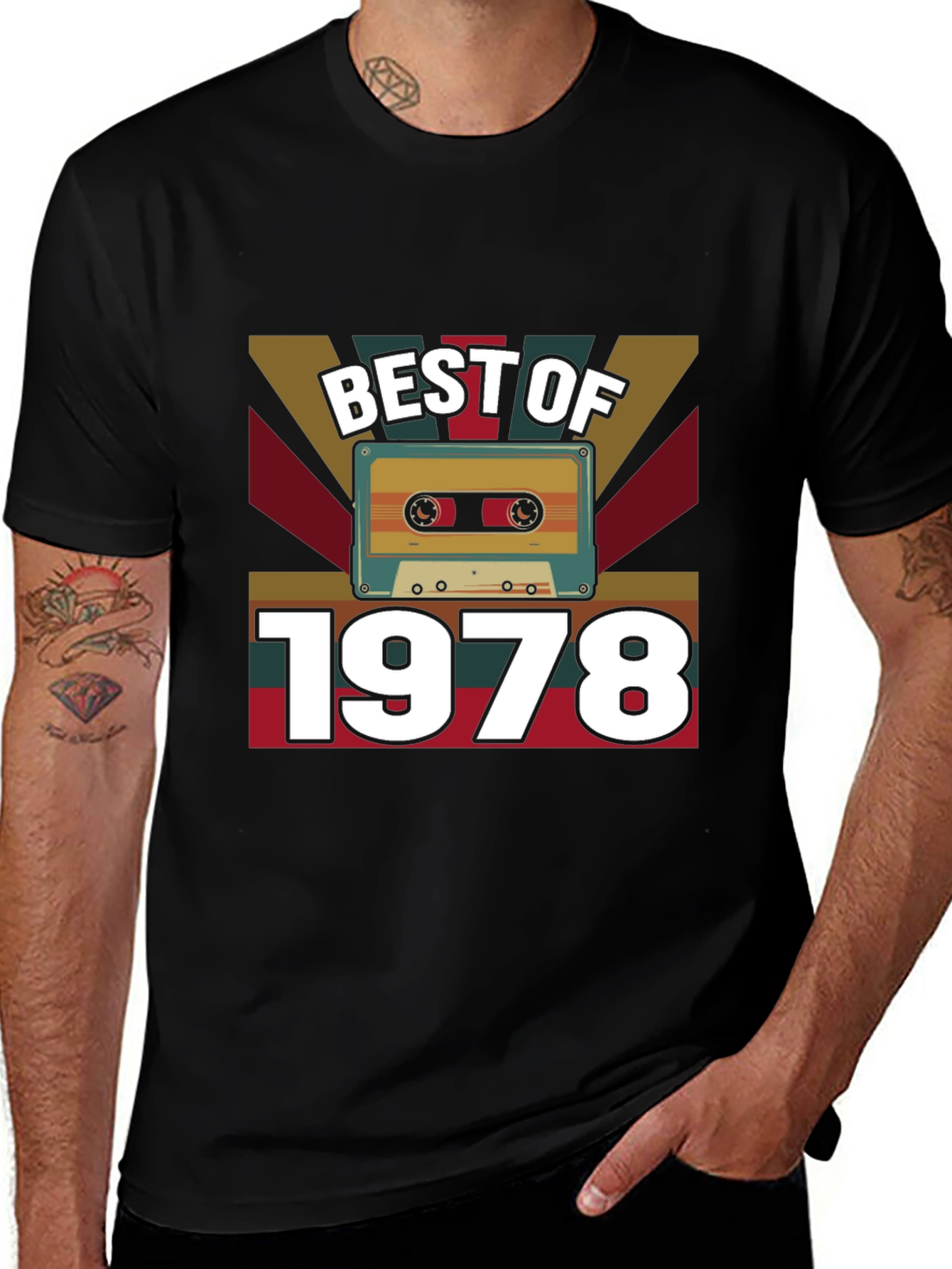 Best of 1978 Cassette Tape Graphic T-Shirt