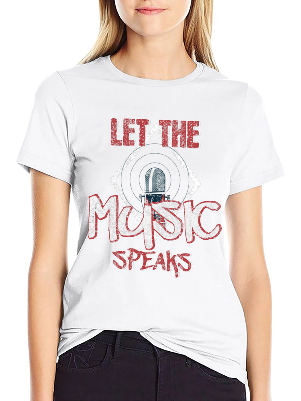 Let The Music Speaks Graphic Tee