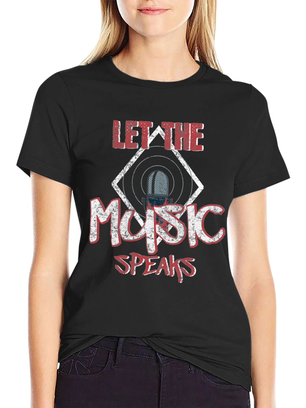 Let The Music Speaks Graphic Tee