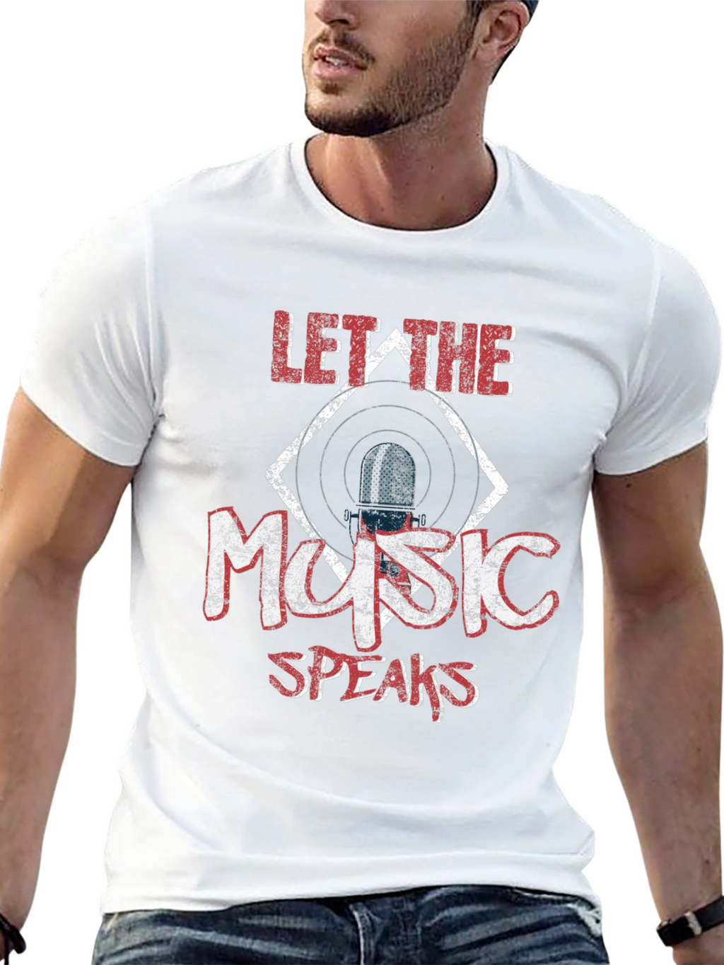 Let The Music Speaks Graphic Tee