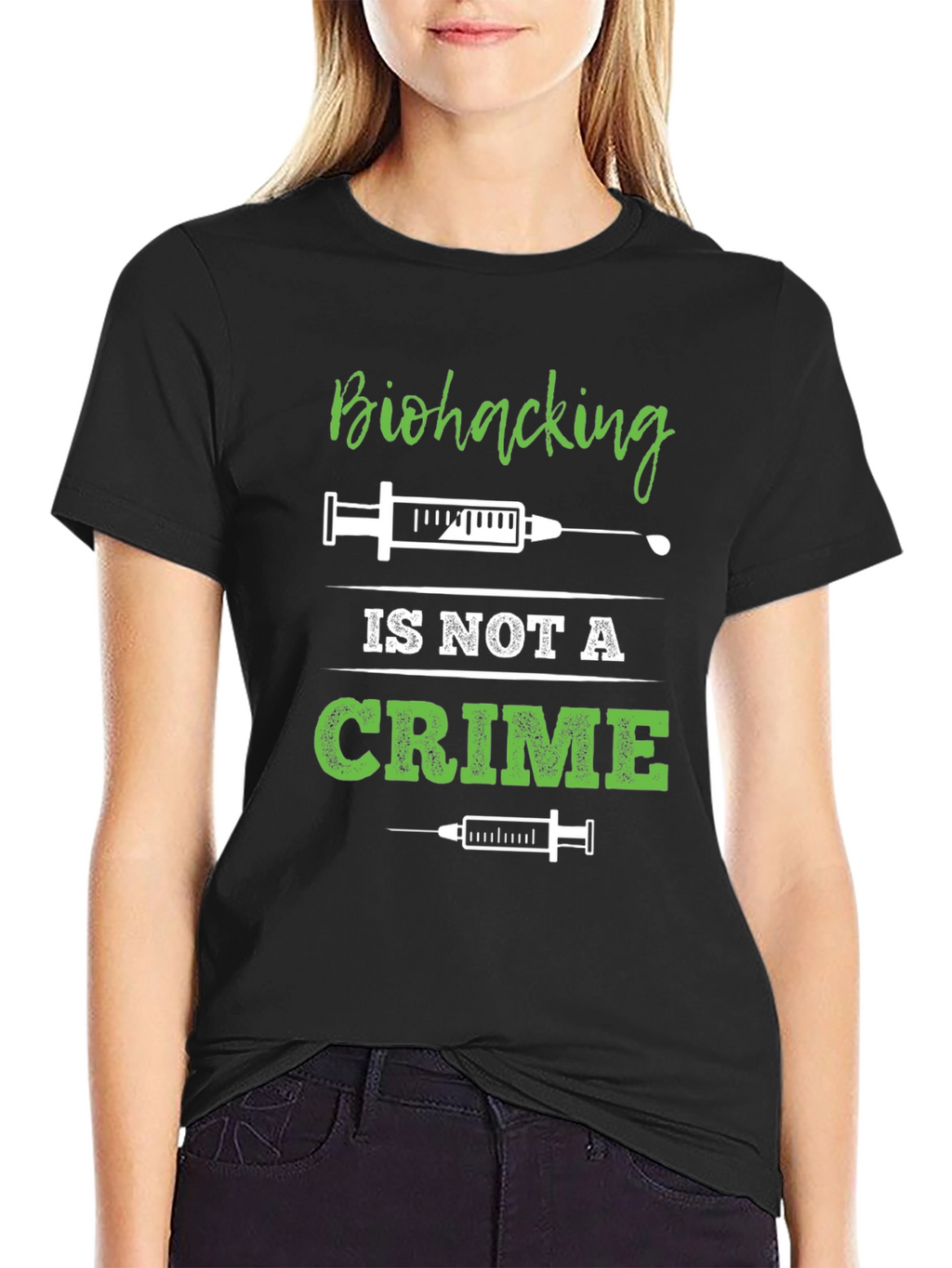 Biohacking is Not a Crime T-Shirt