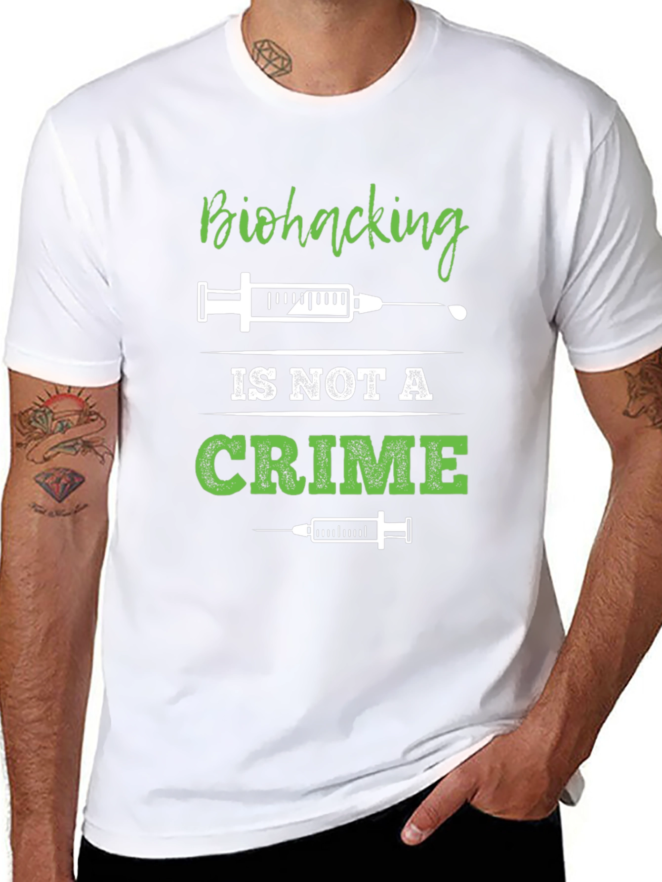 Biohacking is Not a Crime T-Shirt