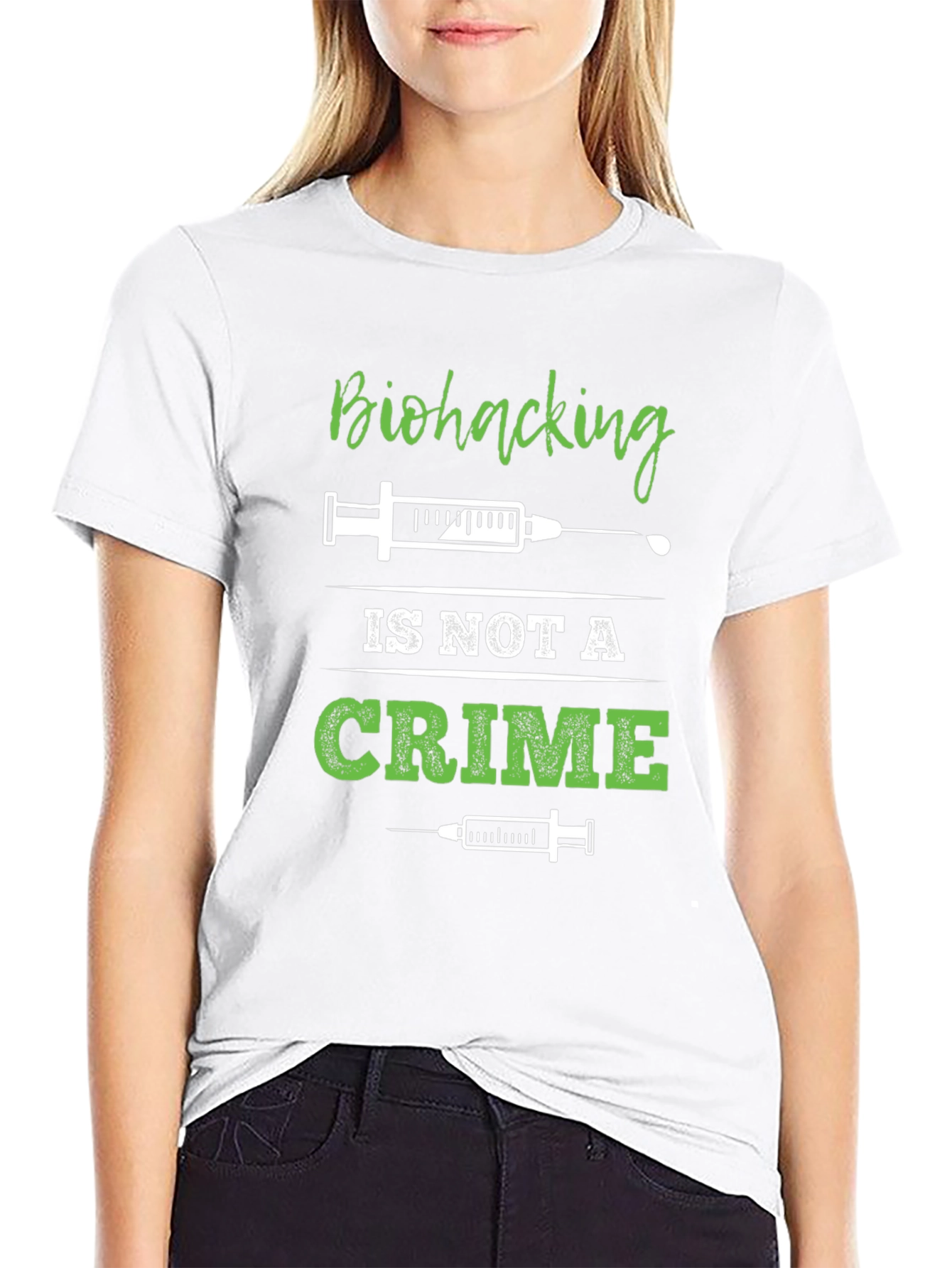 Biohacking is Not a Crime T-Shirt
