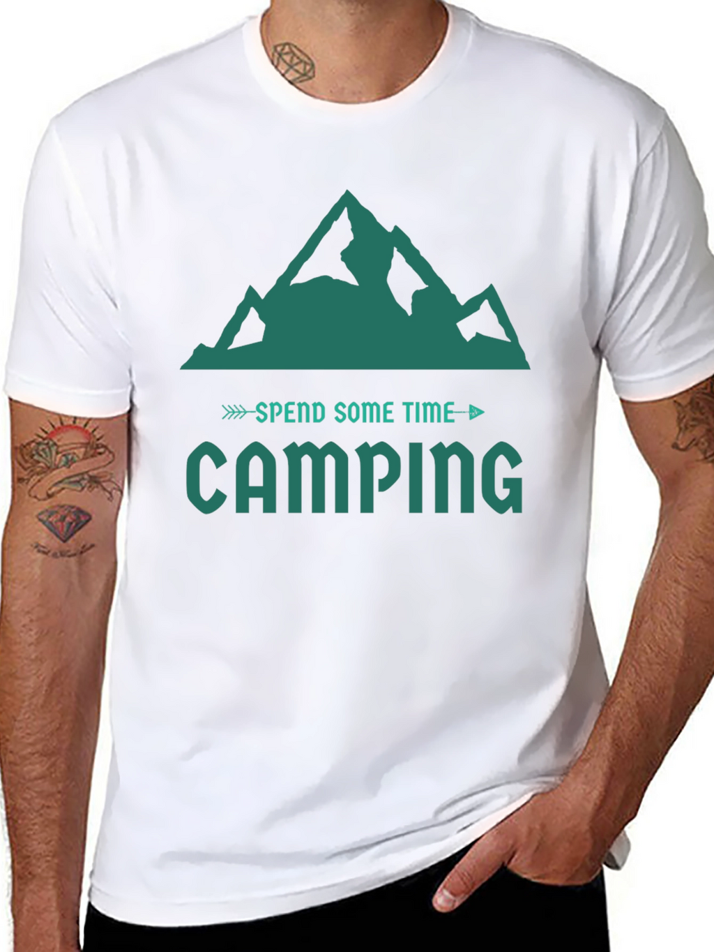 Camping Graphic Tee: Spend Time Outdoors