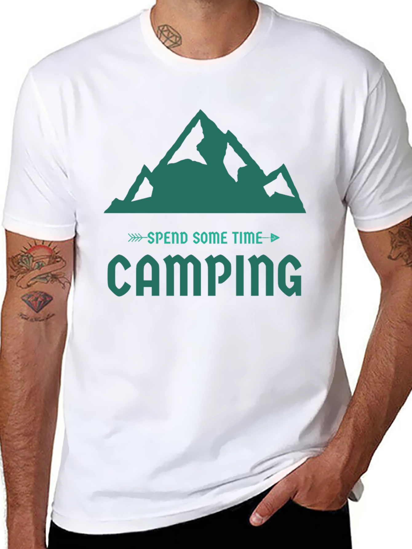 Camping Graphic Tee: Spend Time Outdoors