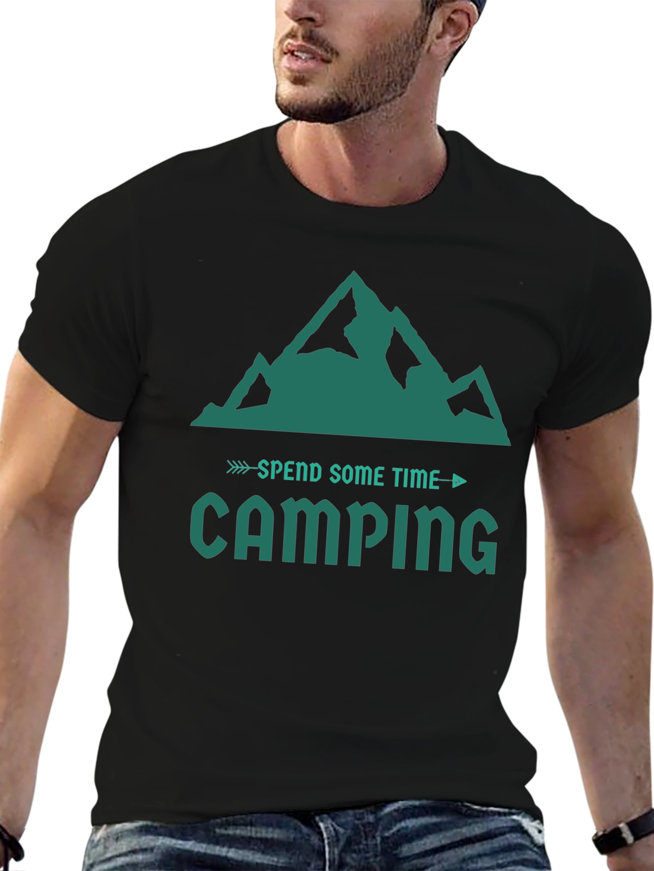 Camping Graphic Tee: Spend Time Outdoors