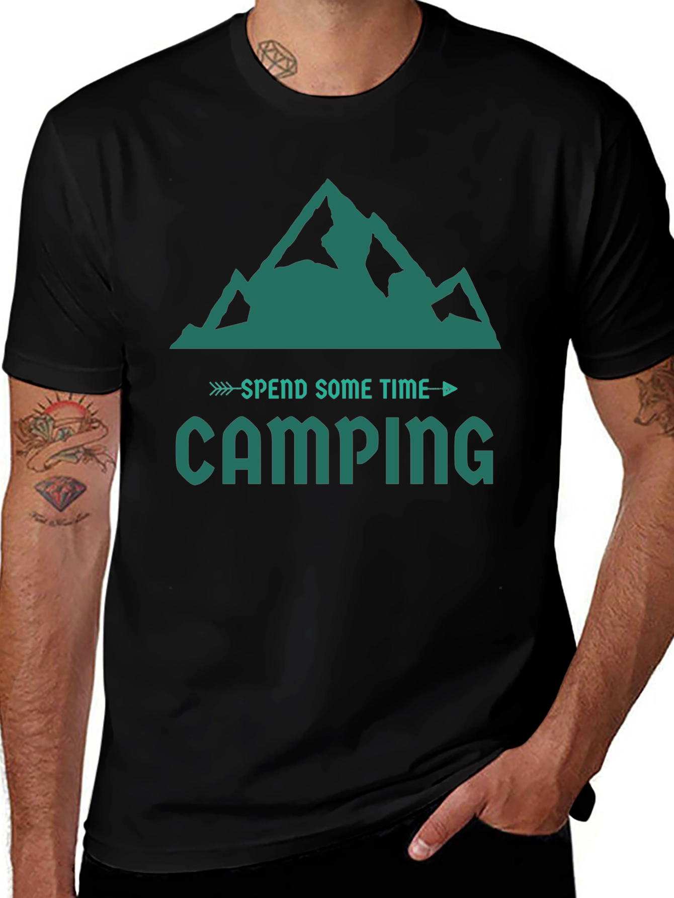 Camping Graphic Tee: Spend Time Outdoors