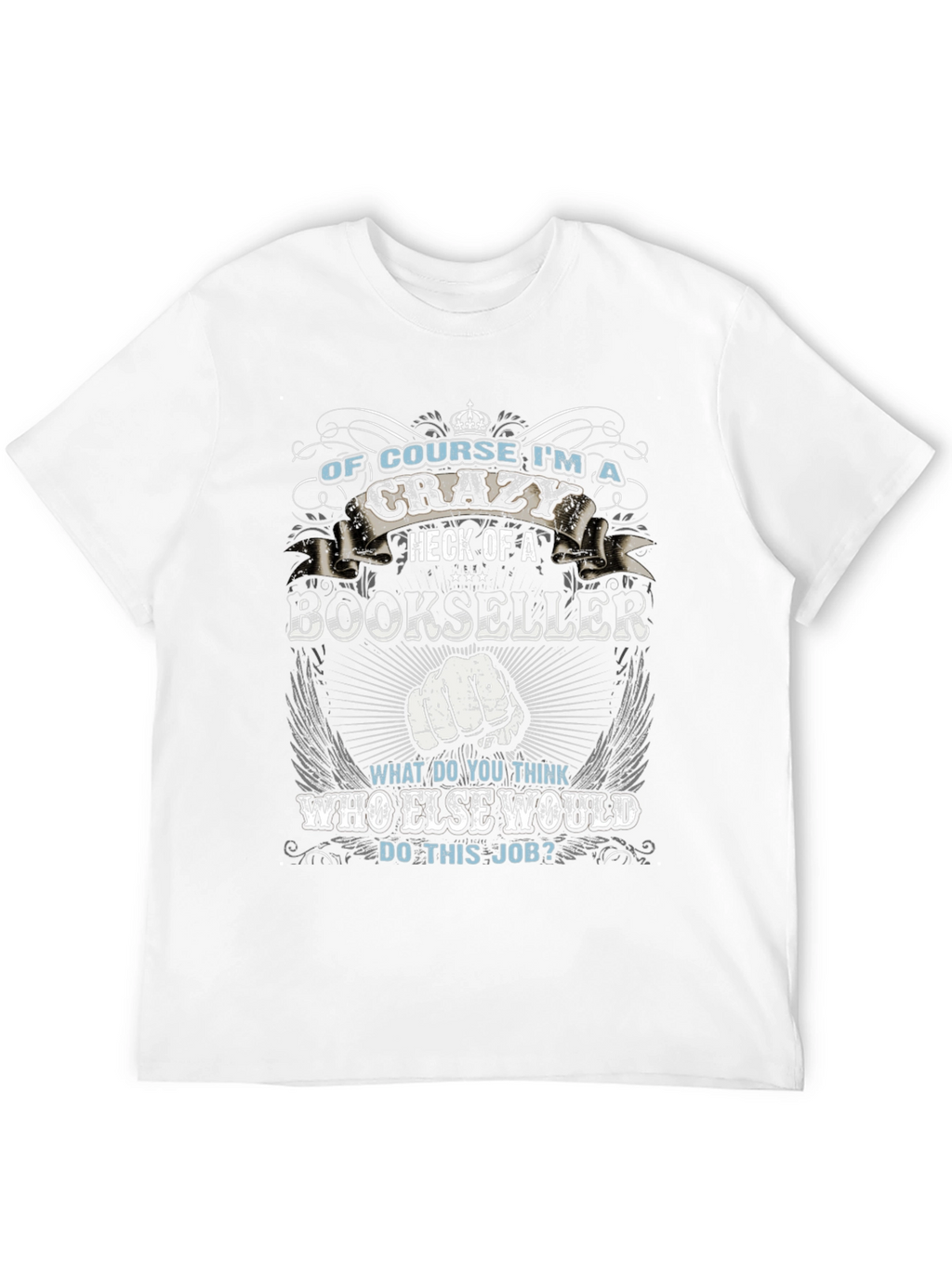 Crazy Bookseller Graphic T-Shirt