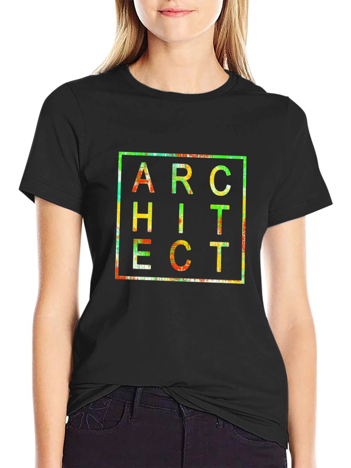 Architect Graphic Tee - Modern Design Soft Cotton