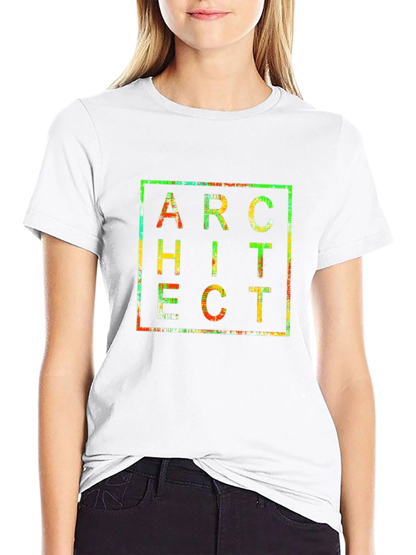 Architect Graphic Tee - Modern Design Soft Cotton