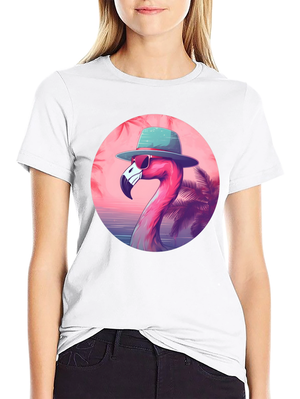 Cool Flamingo Graphic Tee