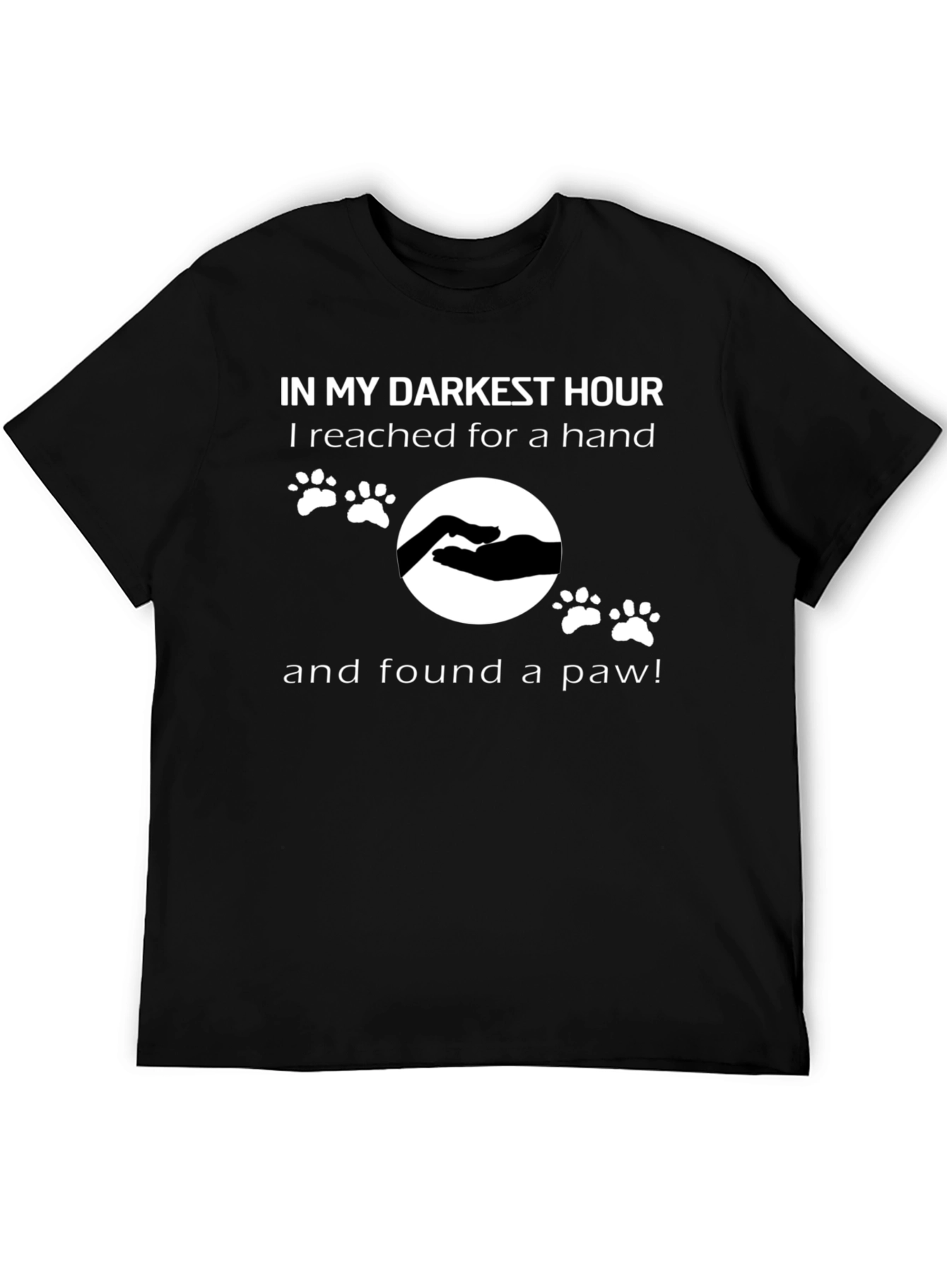 Darkest Hour Paw Print T-Shirt