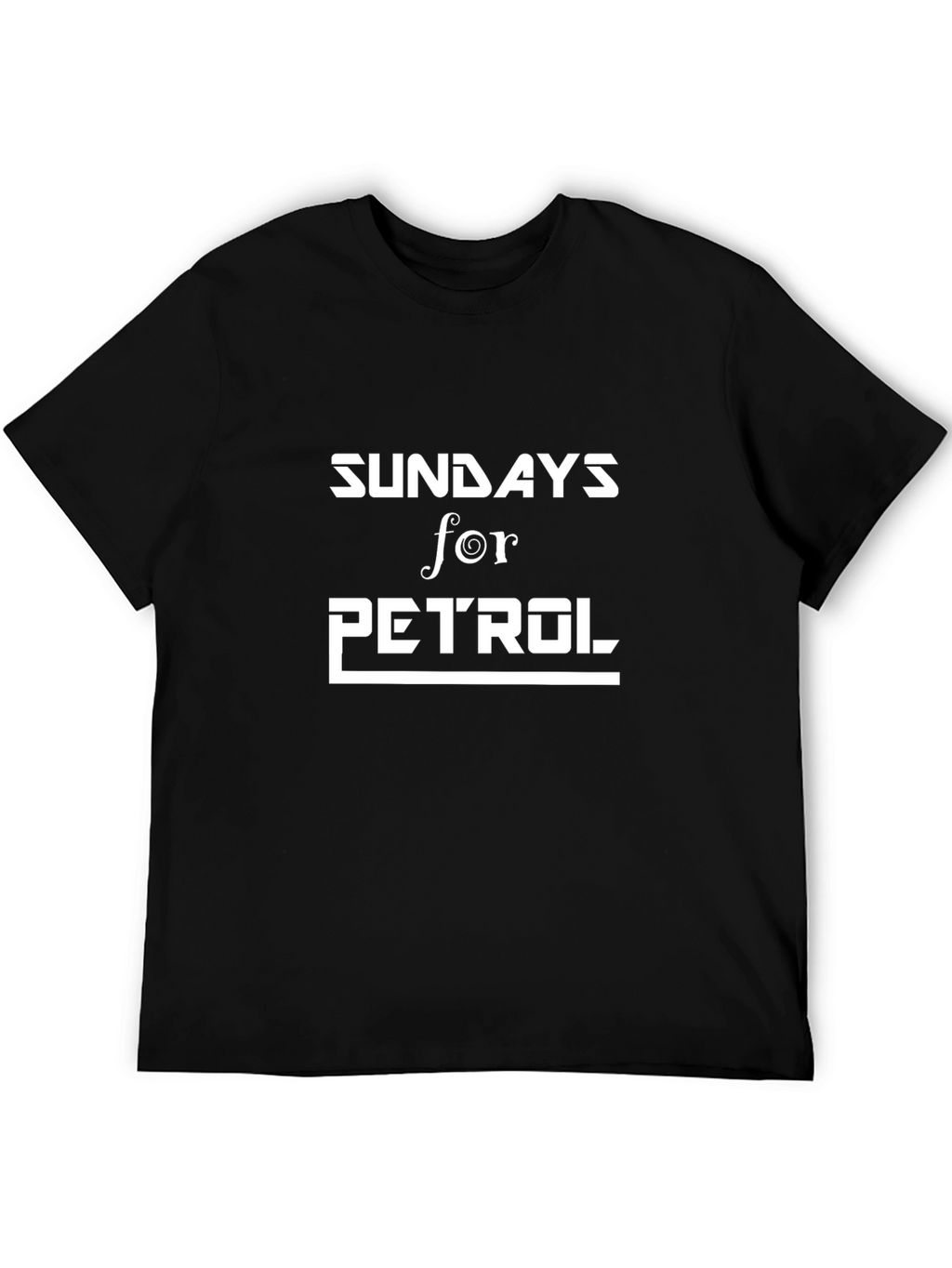 Sundays for Petrol Graphic Black Tee