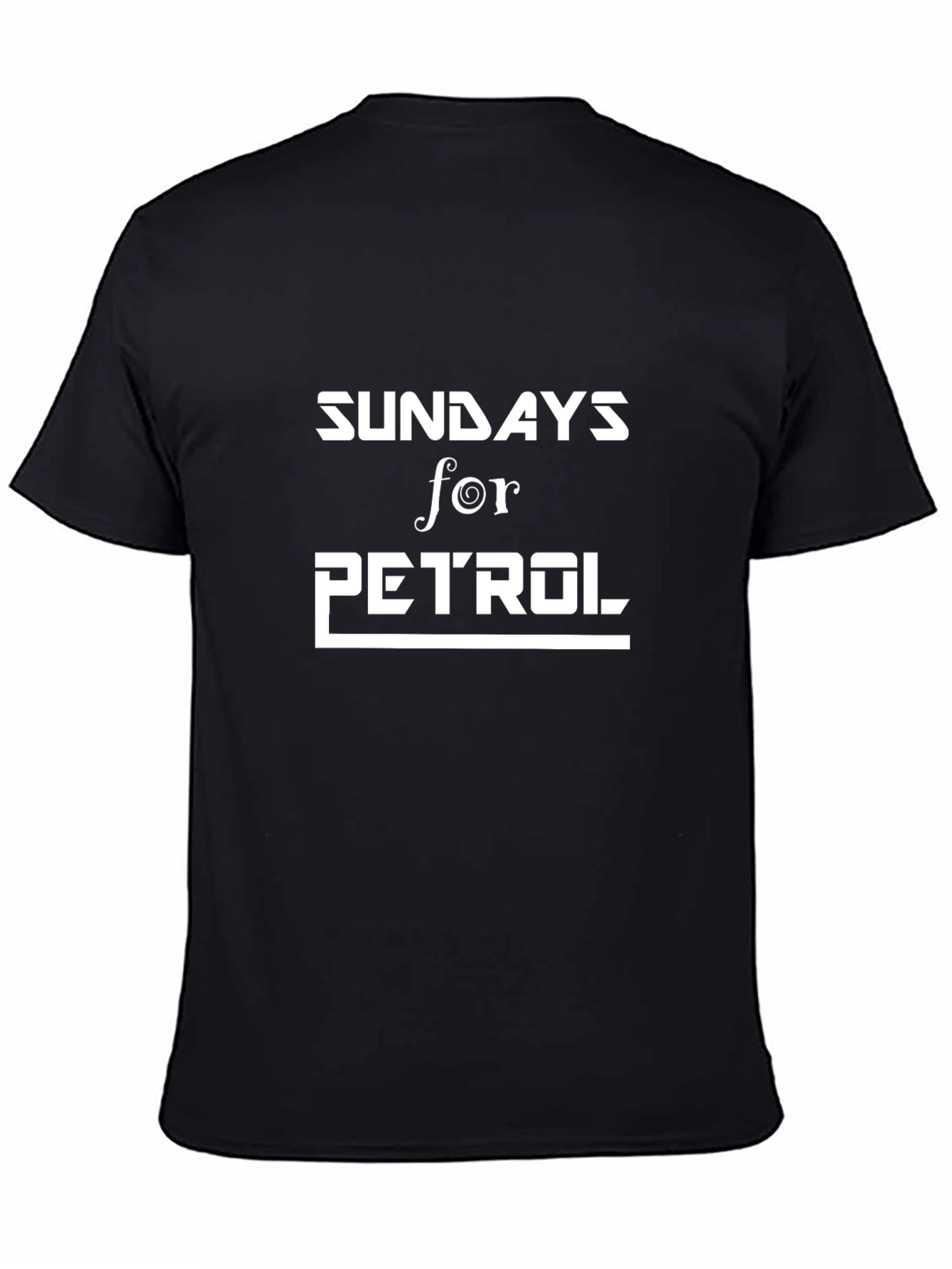 Sundays for Petrol Graphic Black Tee