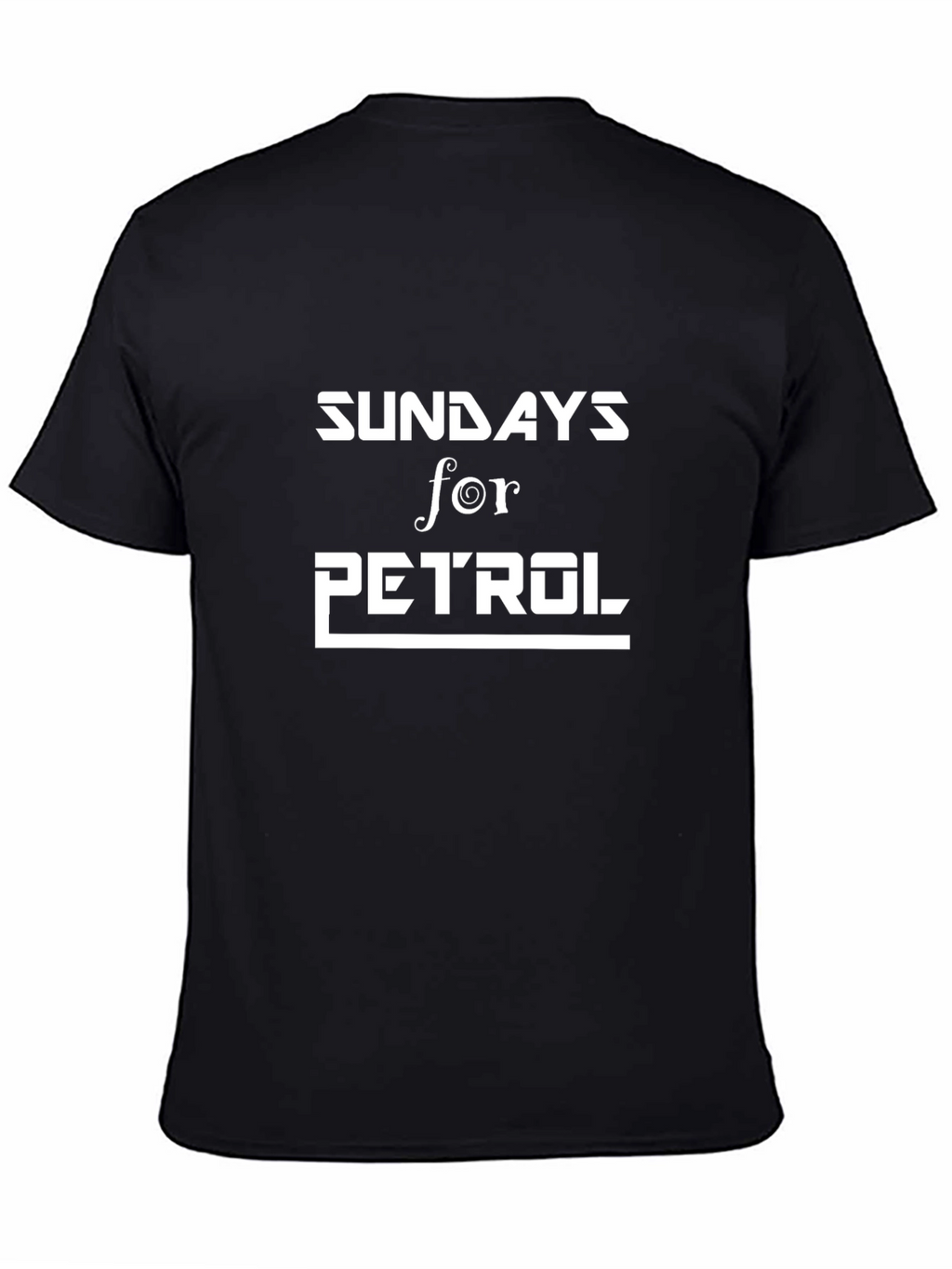 Sundays for Petrol Graphic Black Tee