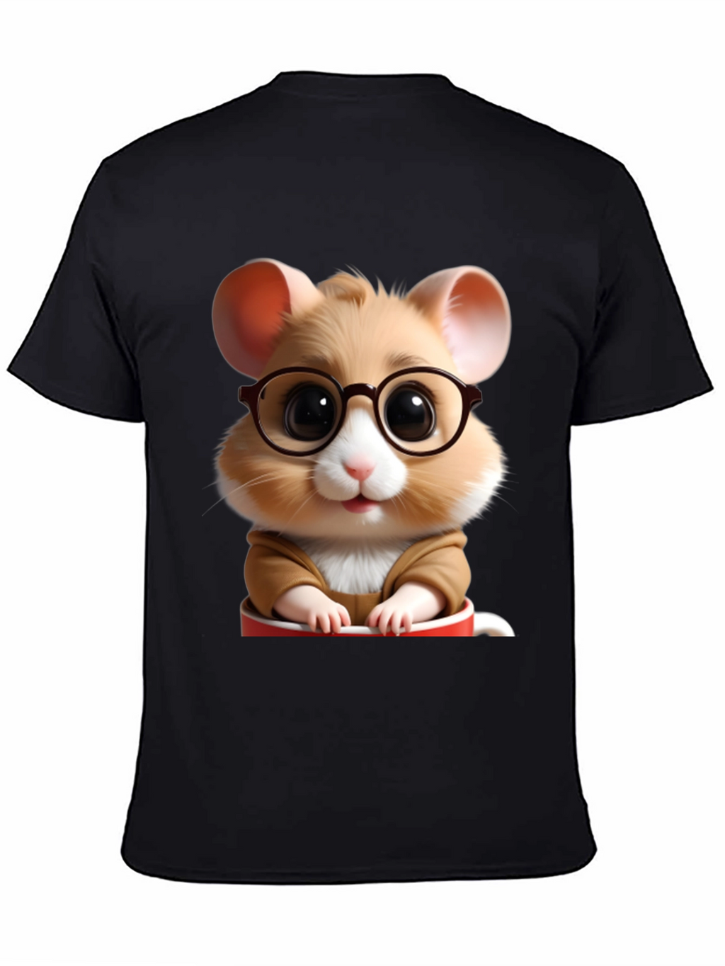 Cute Hamster in Cup T-Shirt