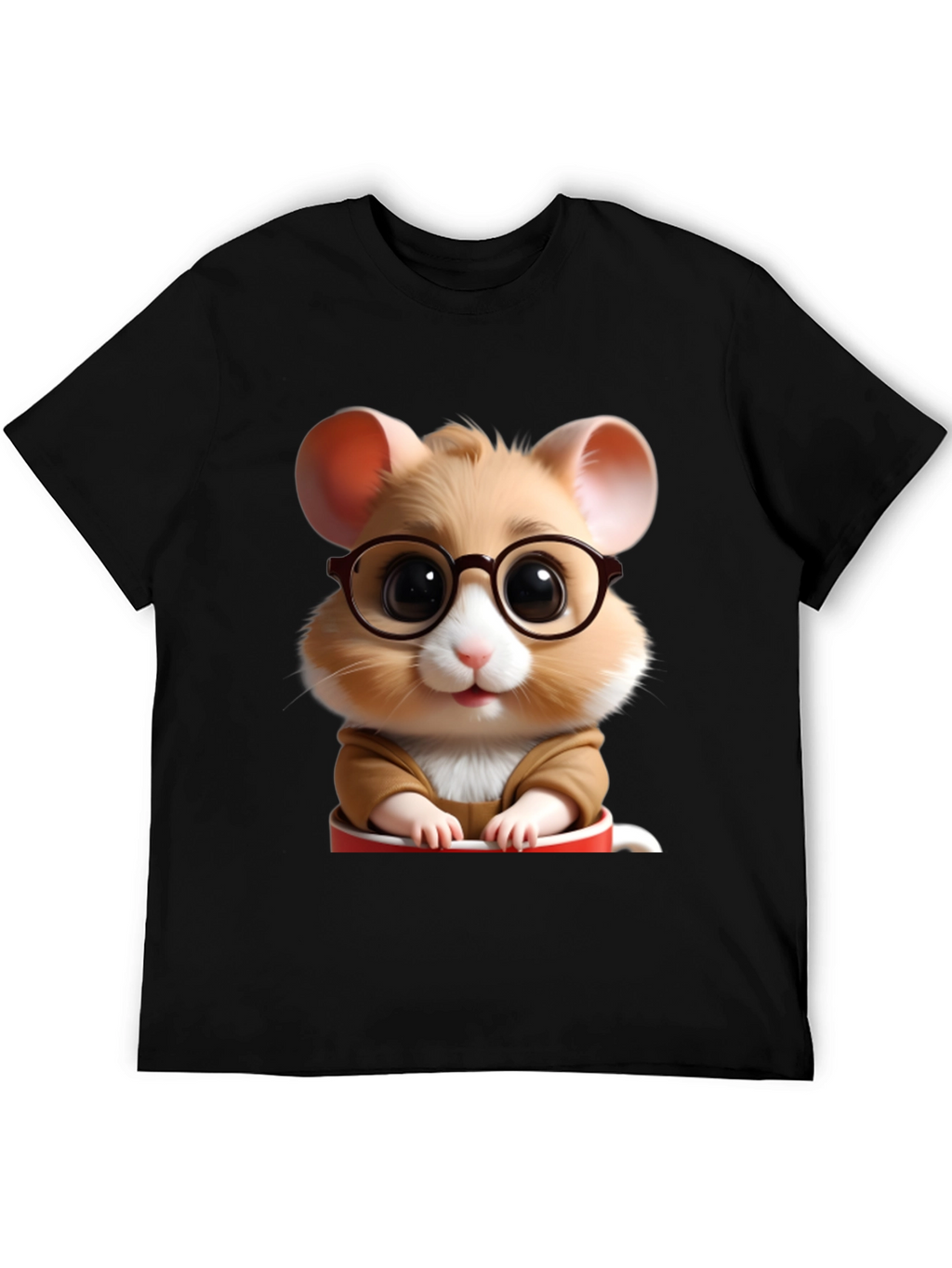 Cute Hamster in Cup T-Shirt