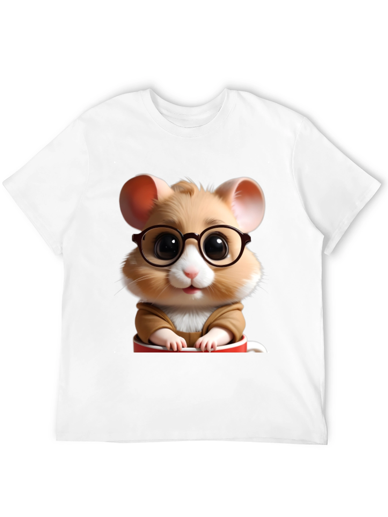 Cute Hamster in Cup T-Shirt