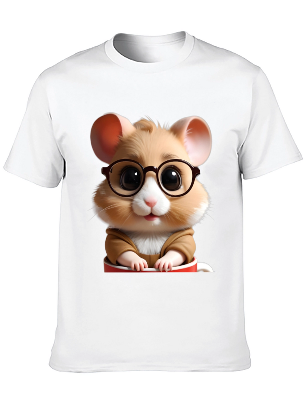 Cute Hamster in Cup T-Shirt
