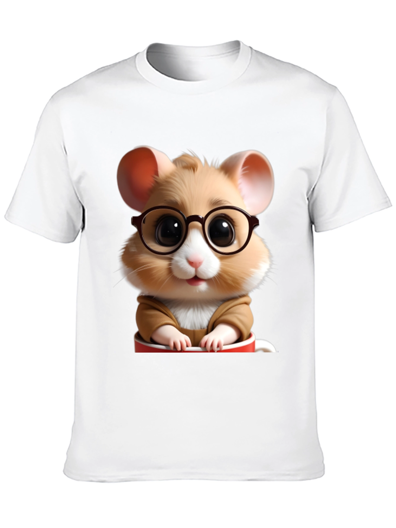 Cute Hamster in Cup T-Shirt