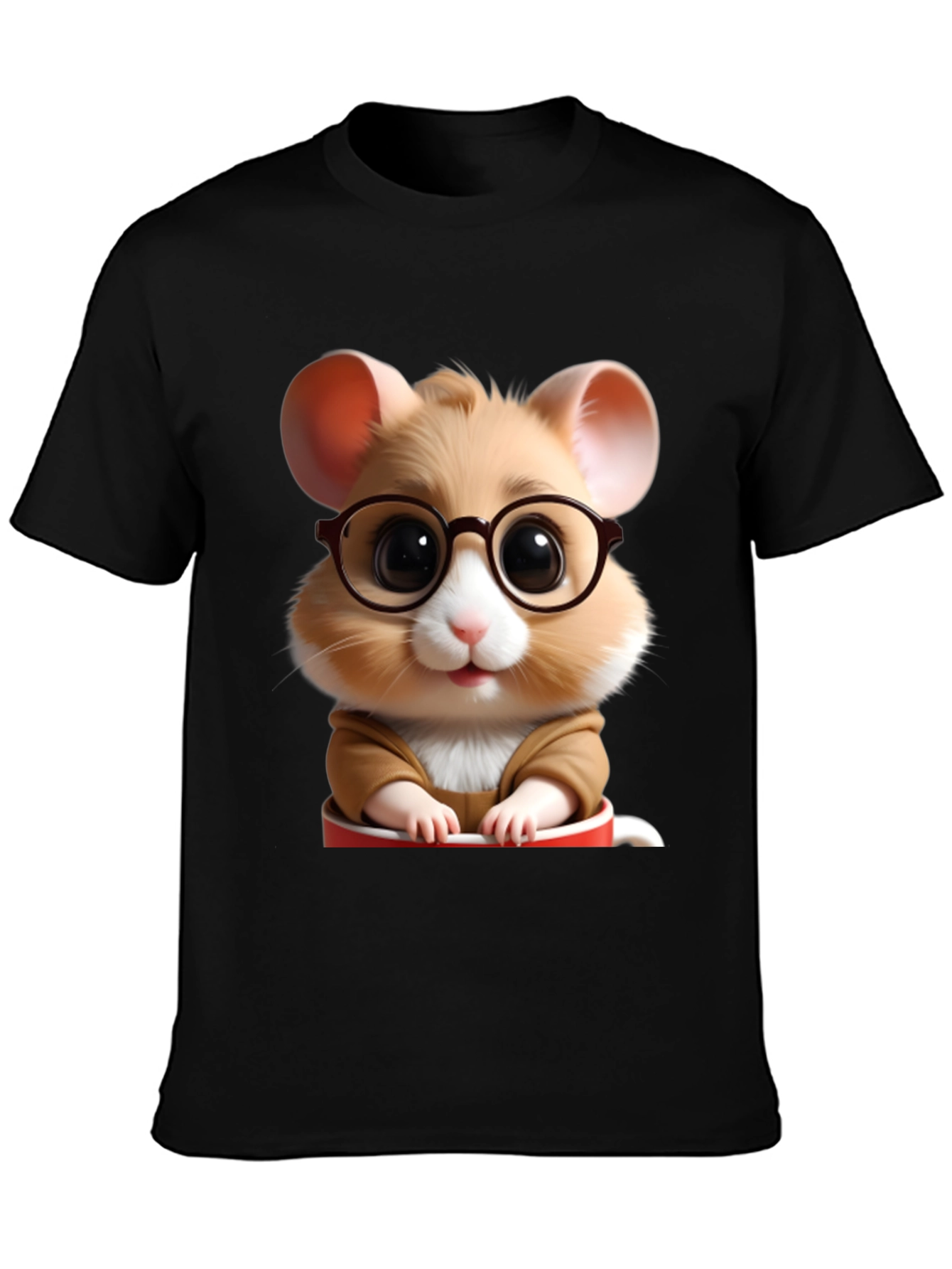 Cute Hamster in Cup T-Shirt