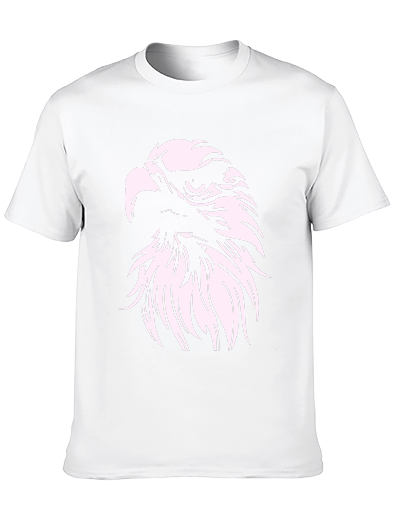 Bold Eagle Graphic Tee - Black Cotton Blend