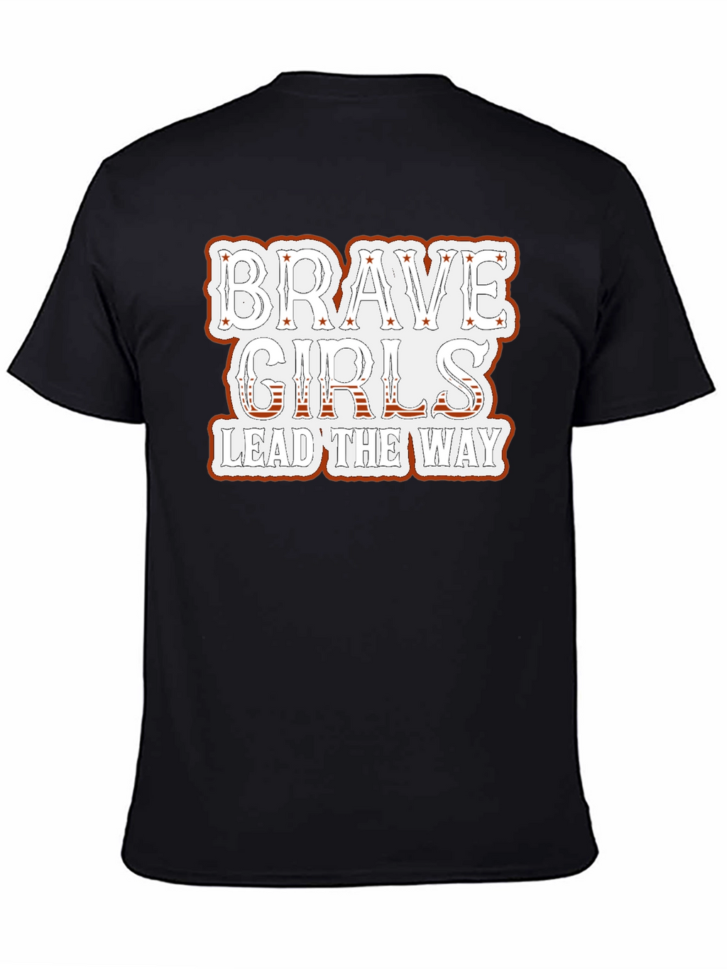 Brave Girls Lead The Way Black T-Shirt
