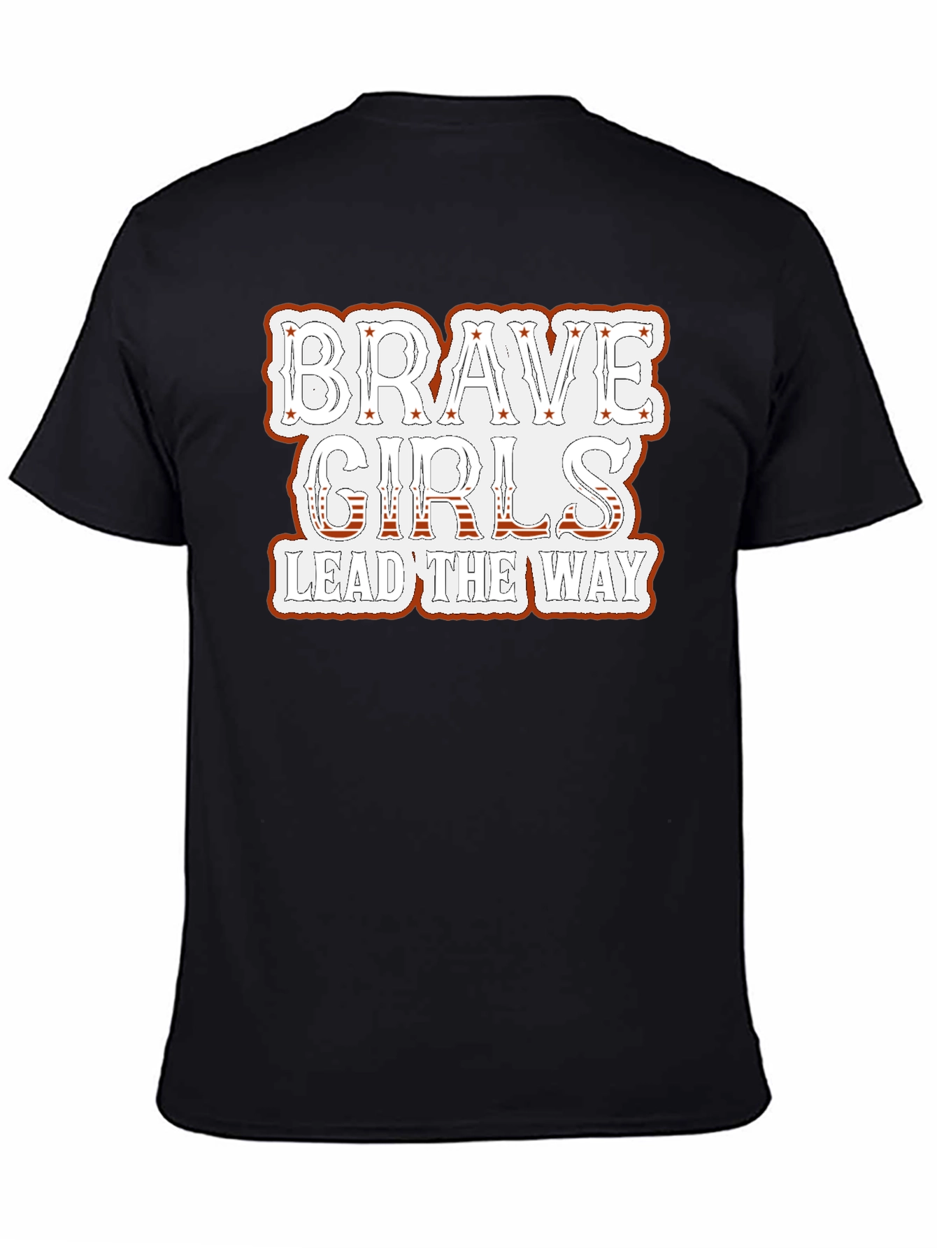 Brave Girls Lead The Way Black T-Shirt