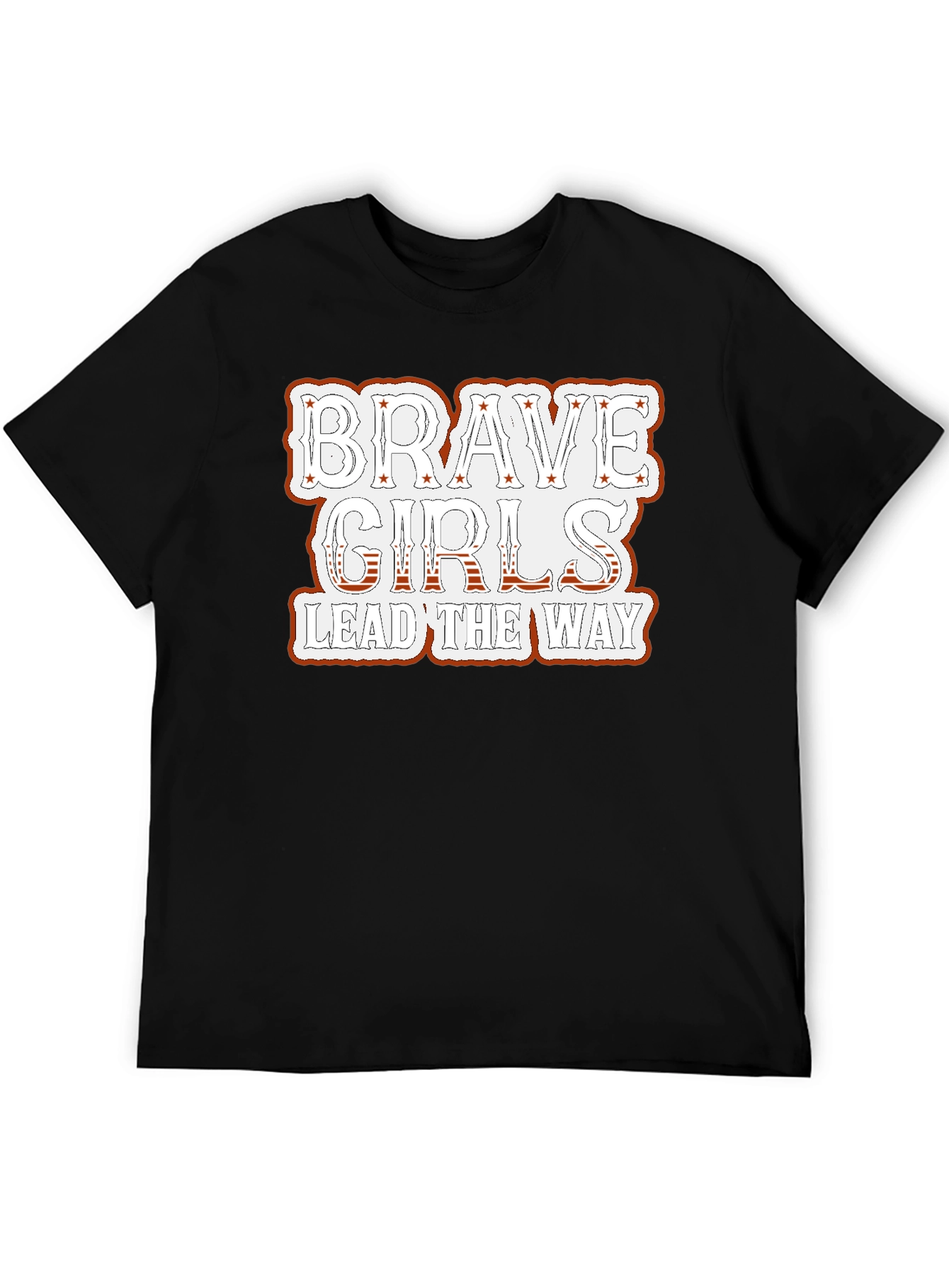 Brave Girls Lead The Way Black T-Shirt