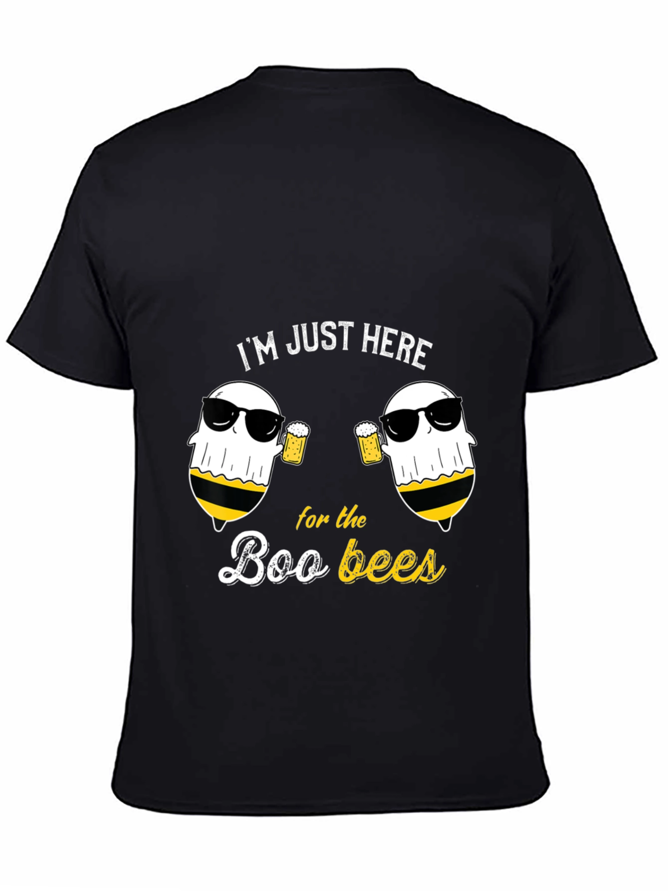 Boo Bees T-Shirt - Funny Halloween Ghost Beer Tee