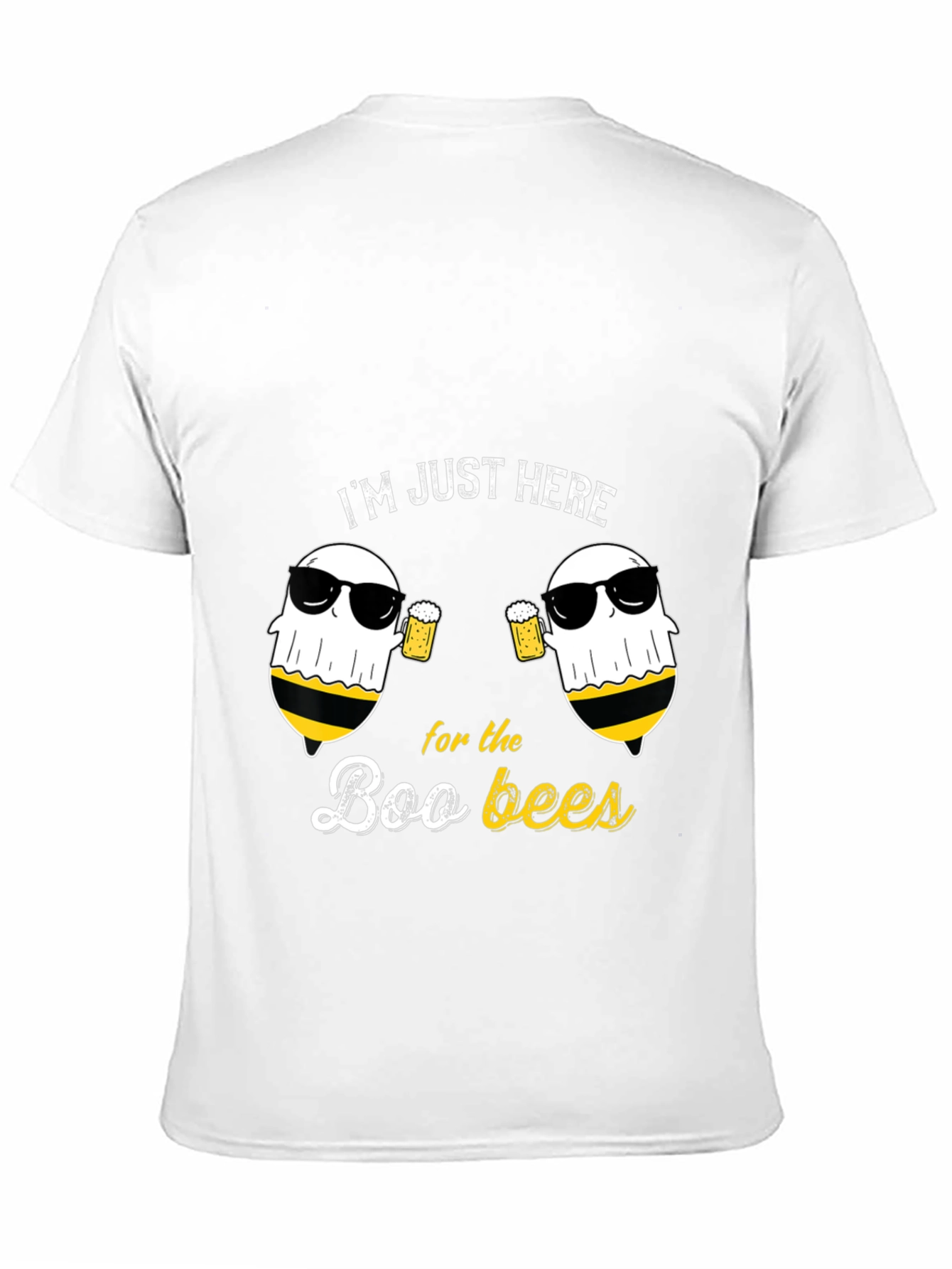 Boo Bees T-Shirt - Funny Halloween Ghost Beer Tee