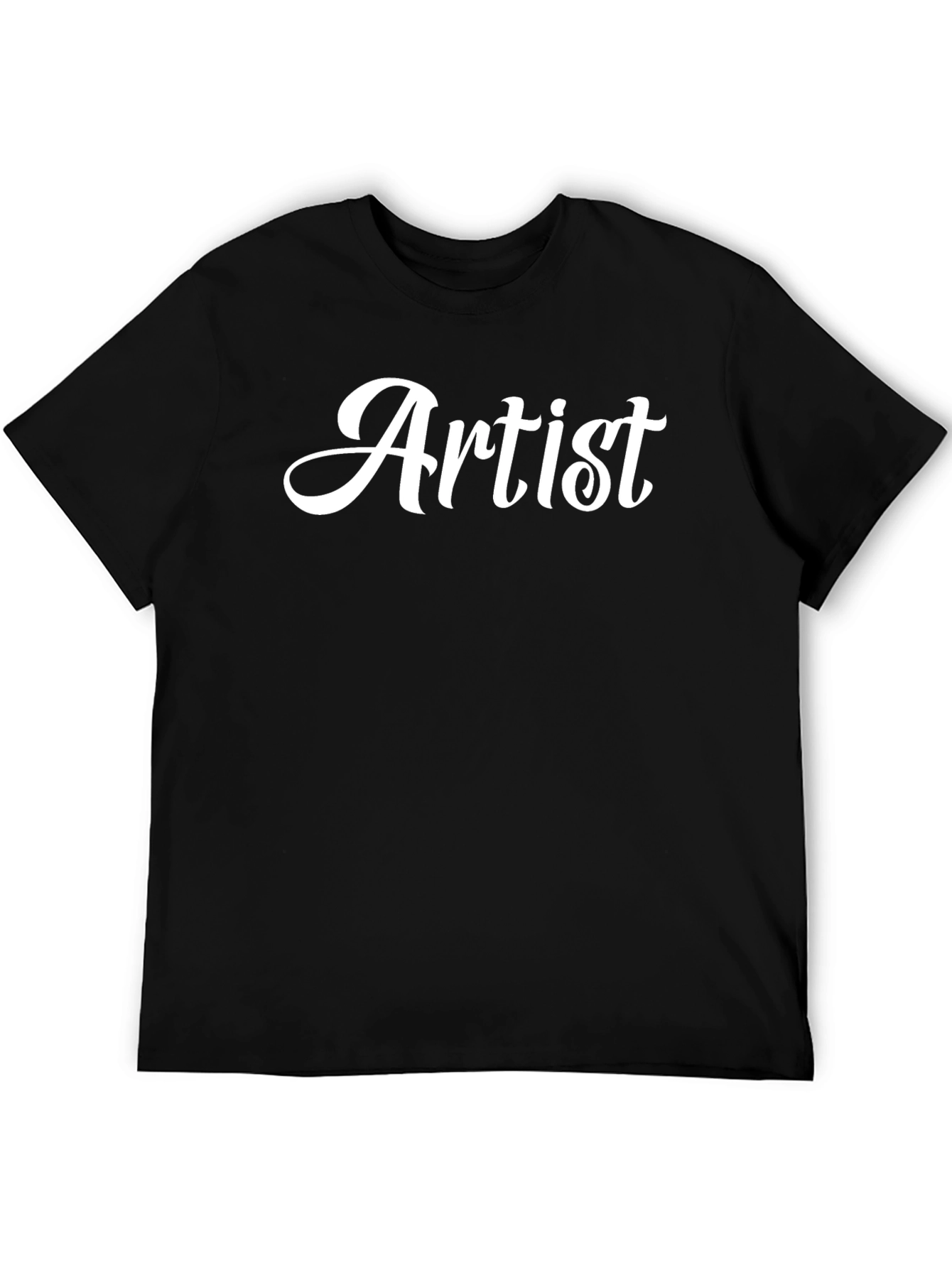 Artist Graphic Tee - Cool Casual Black T-Shirt