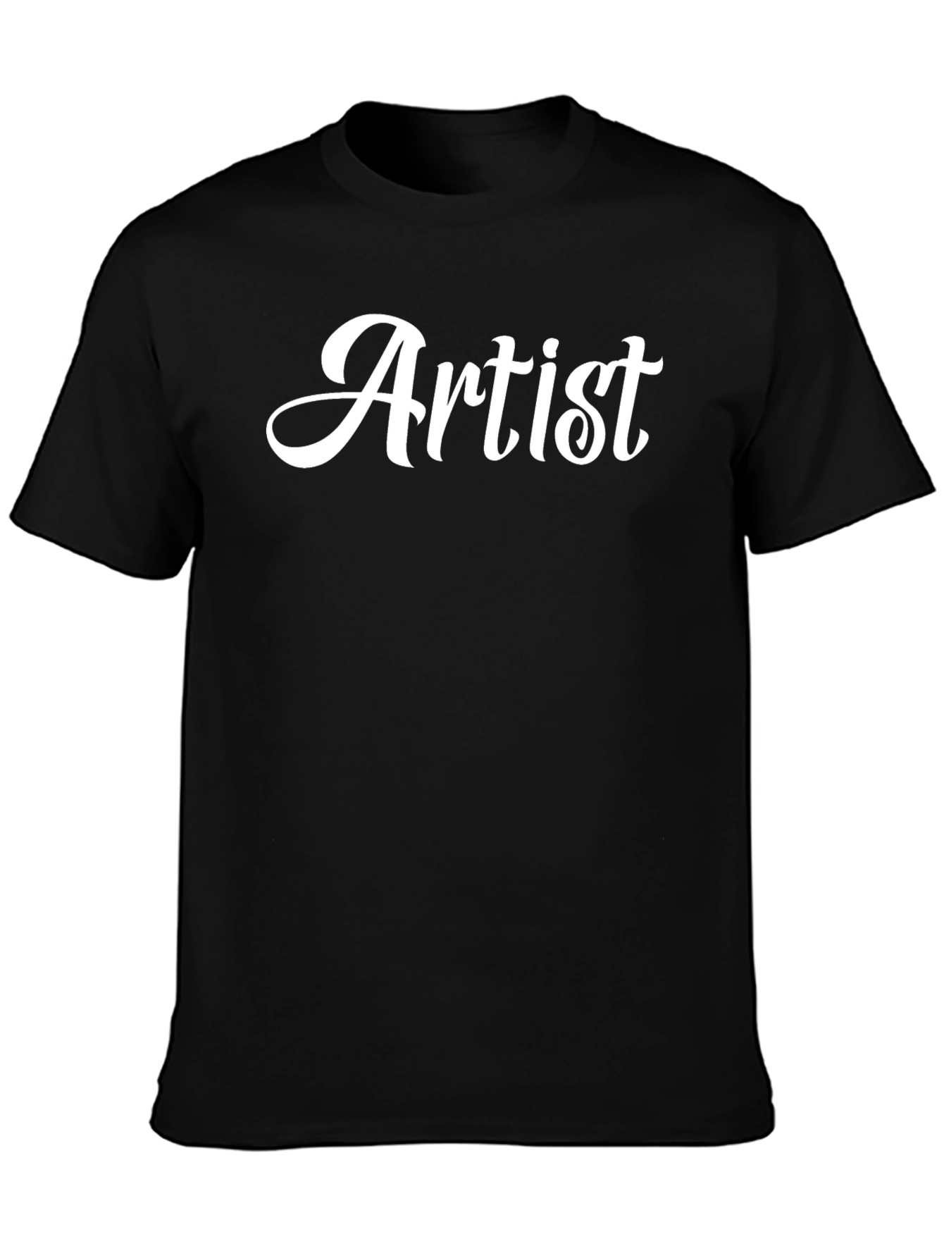 Artist Graphic Tee - Cool Casual Black T-Shirt