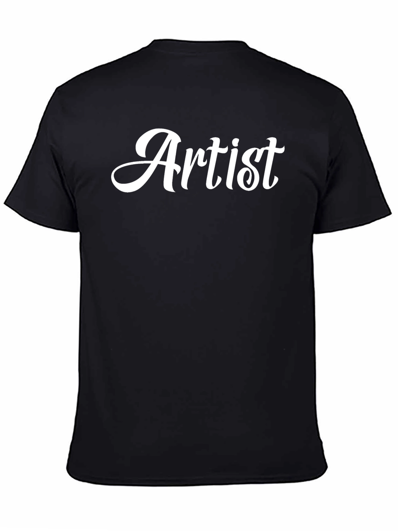 Artist Graphic Tee - Cool Casual Black T-Shirt