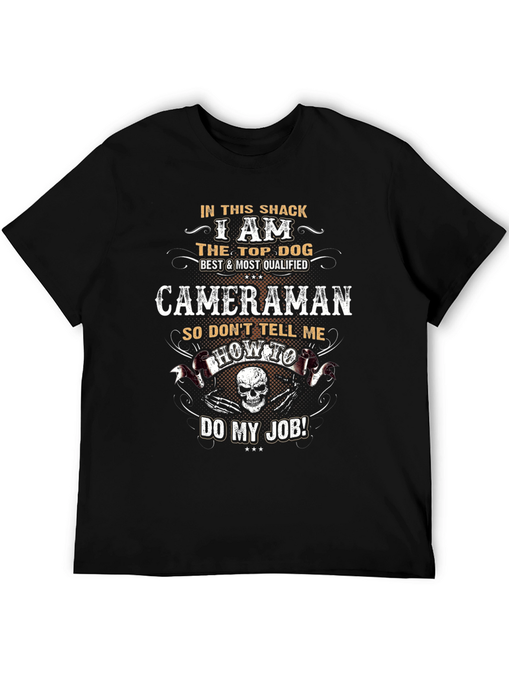 Cameraman Top Dog T-Shirt