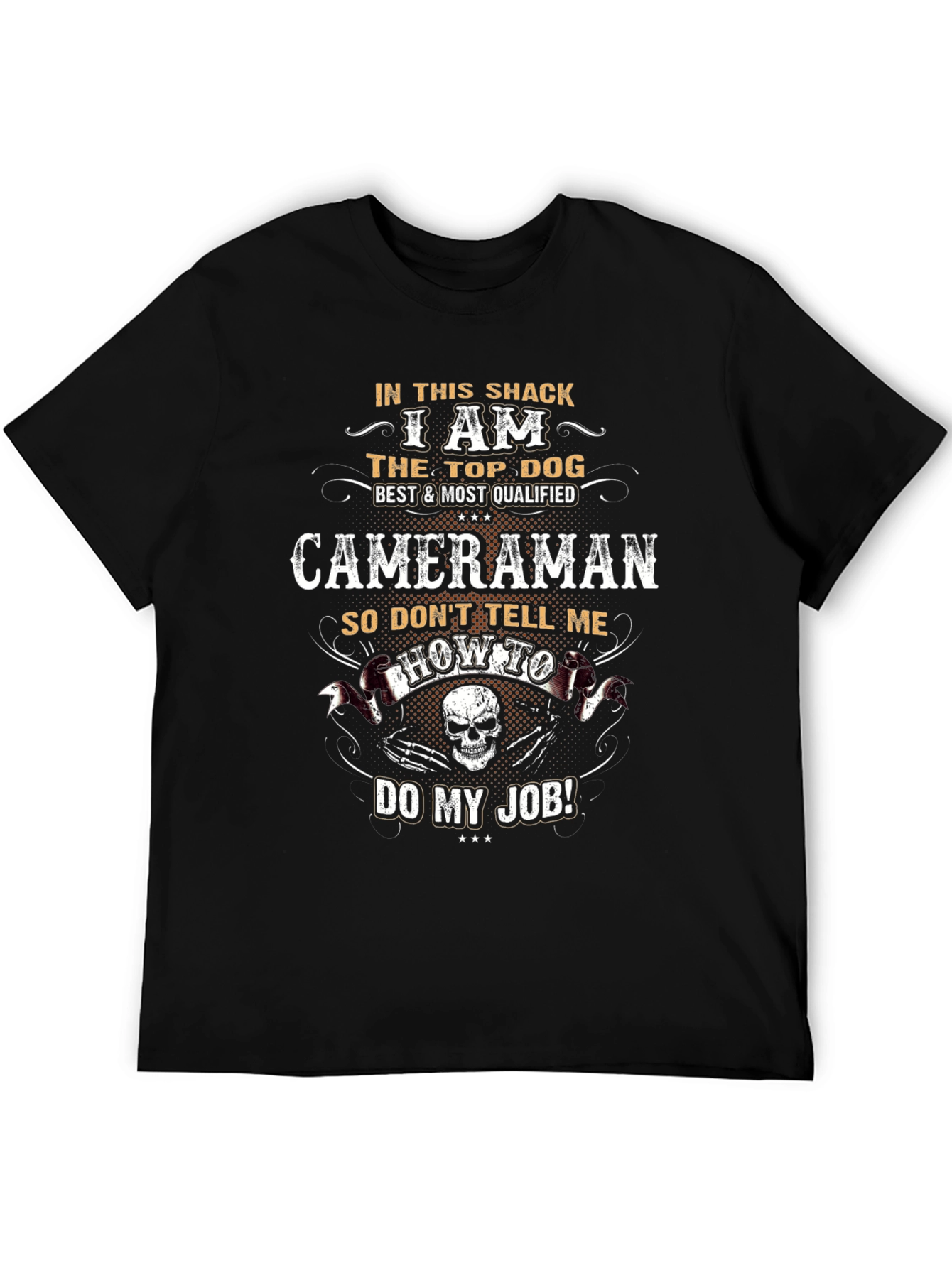 Cameraman Top Dog T-Shirt