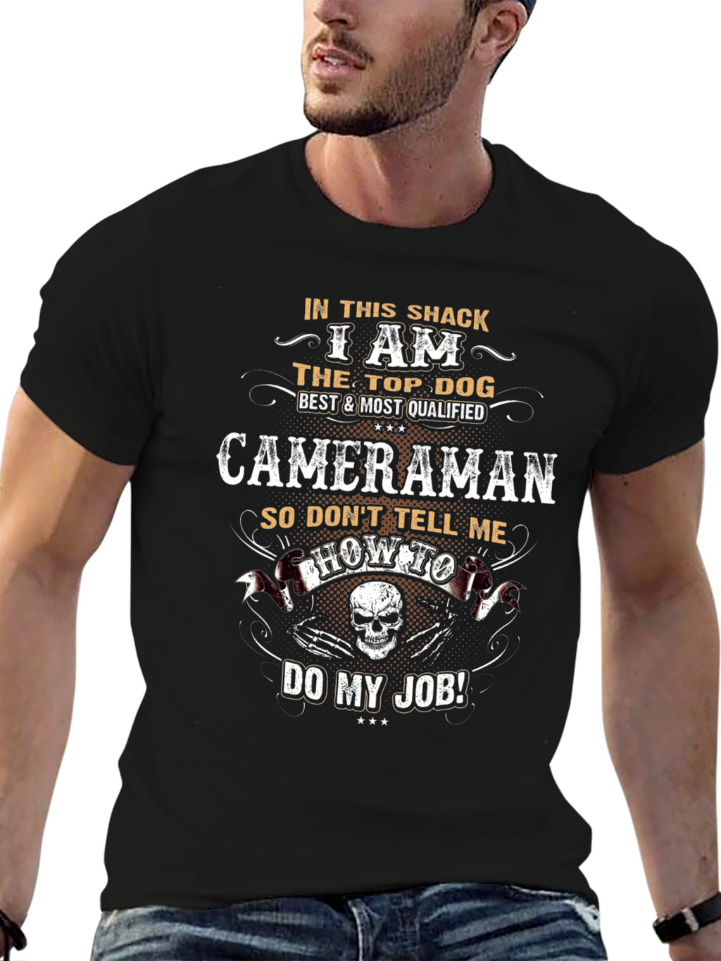 Cameraman Top Dog T-Shirt