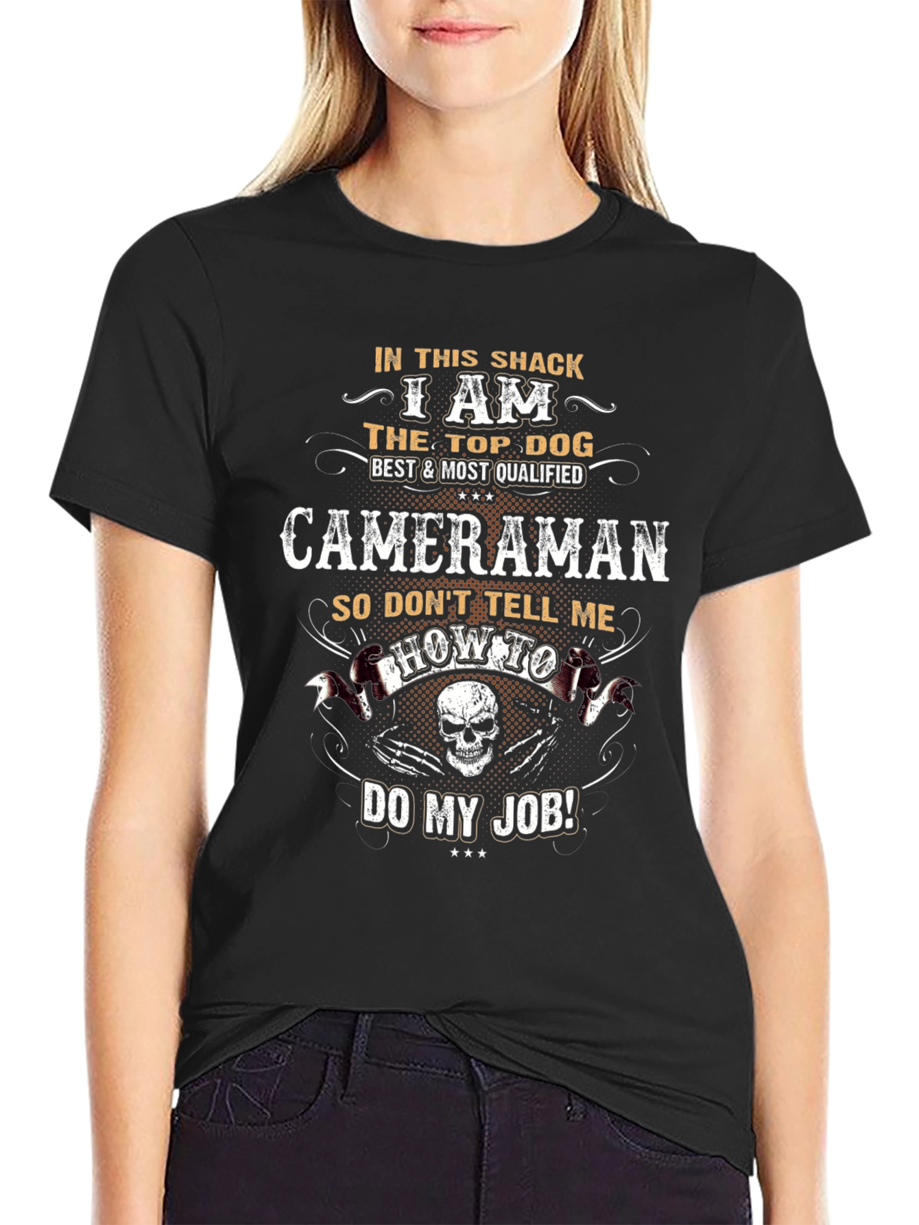 Cameraman Top Dog T-Shirt