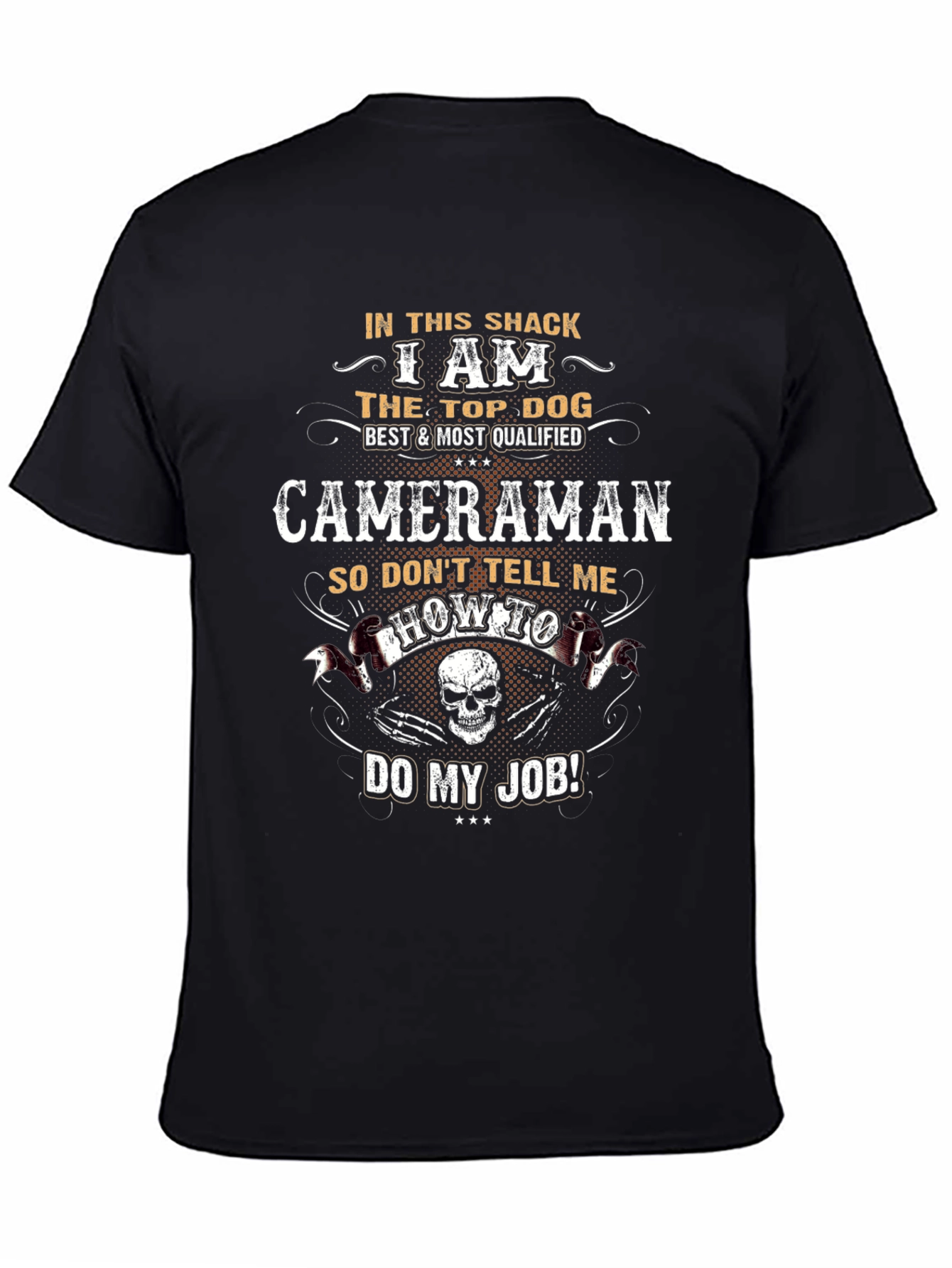 Cameraman Top Dog T-Shirt