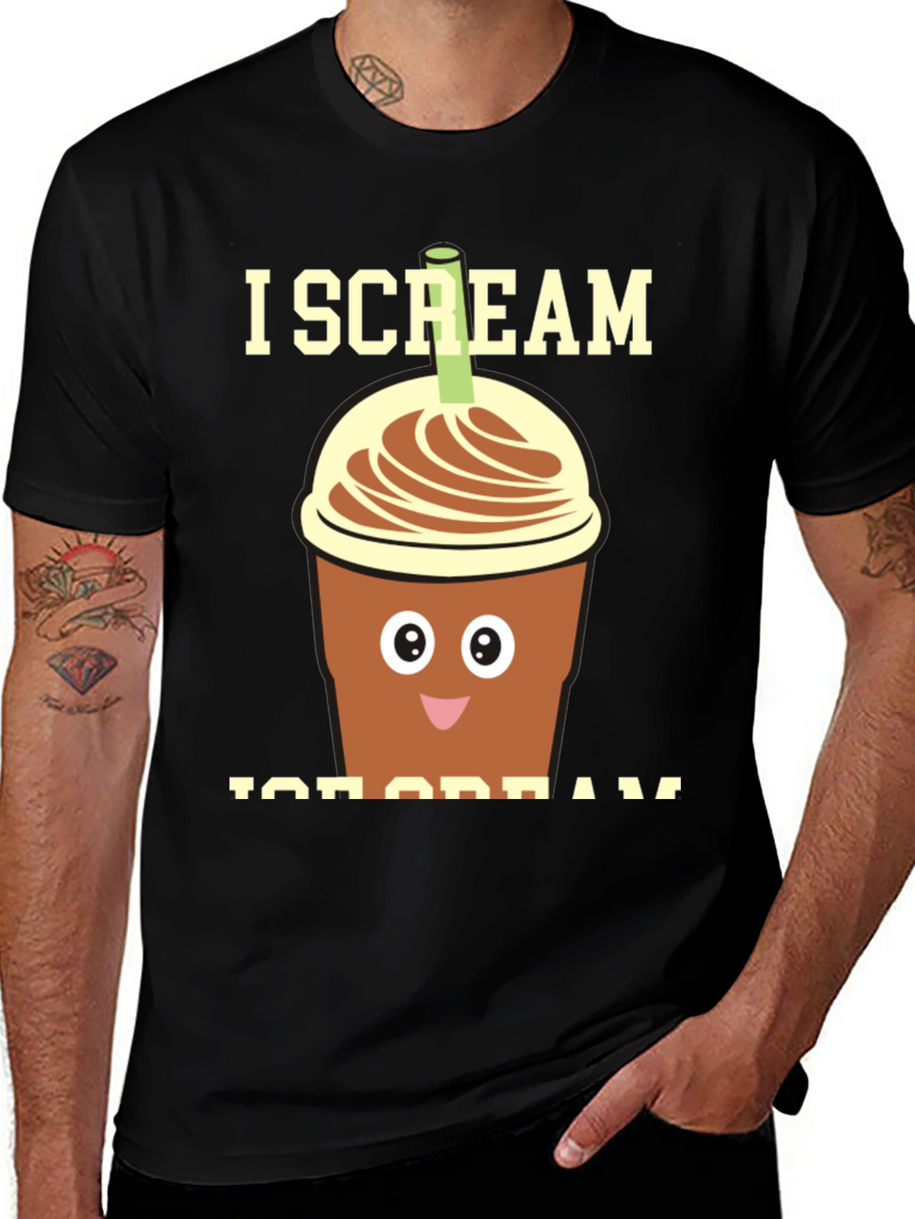 I Scream Ice Cream Graphic Tee