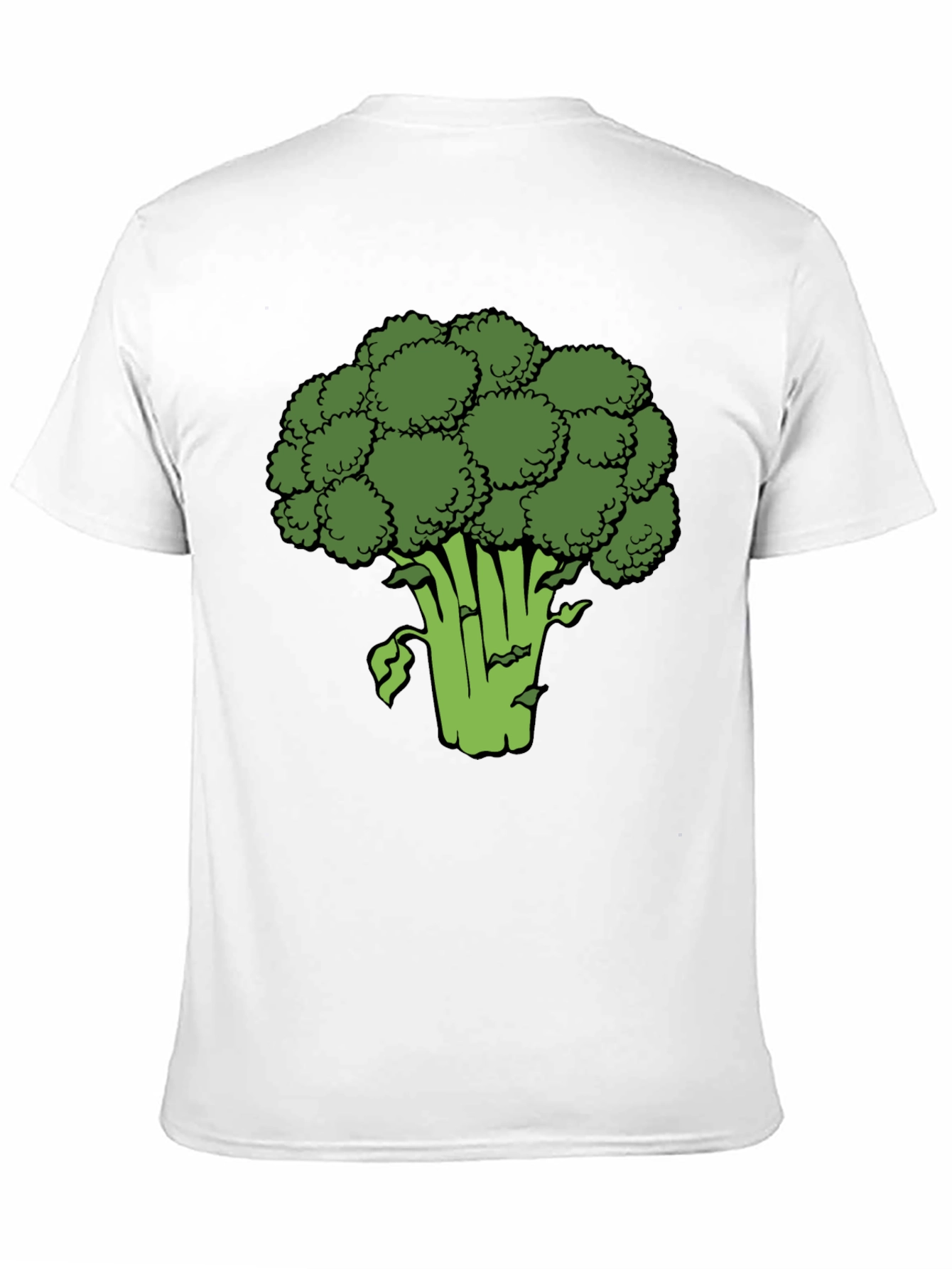 Broccoli Graphic Black T-Shirt