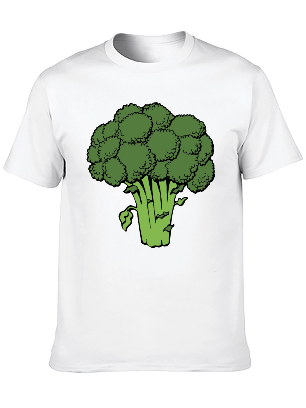 Broccoli Graphic Black T-Shirt