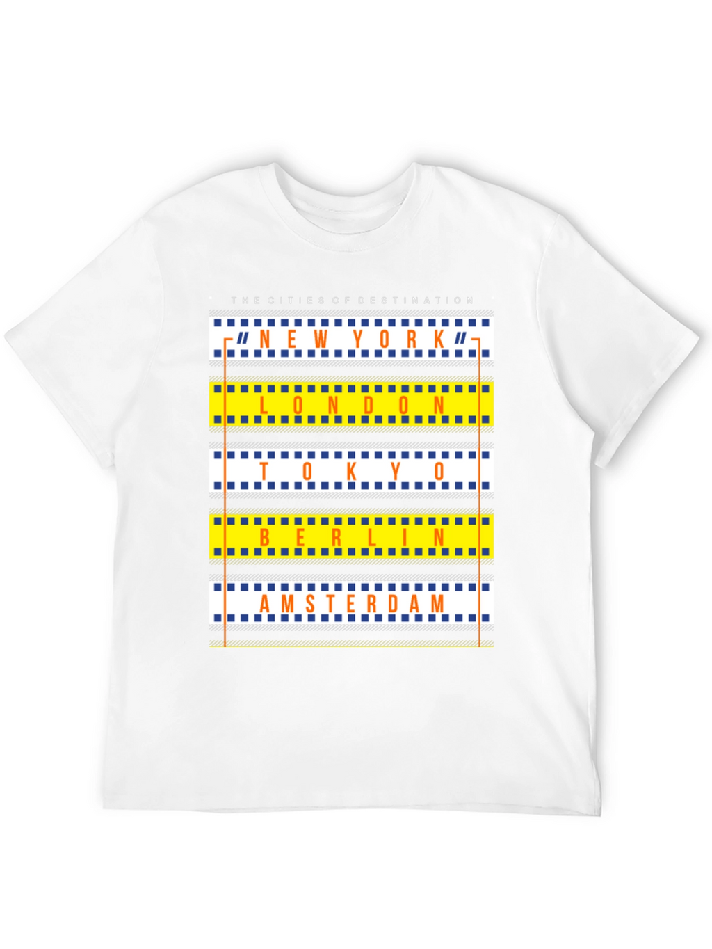 City Destination Graphic Print Crew Neck T-Shirt