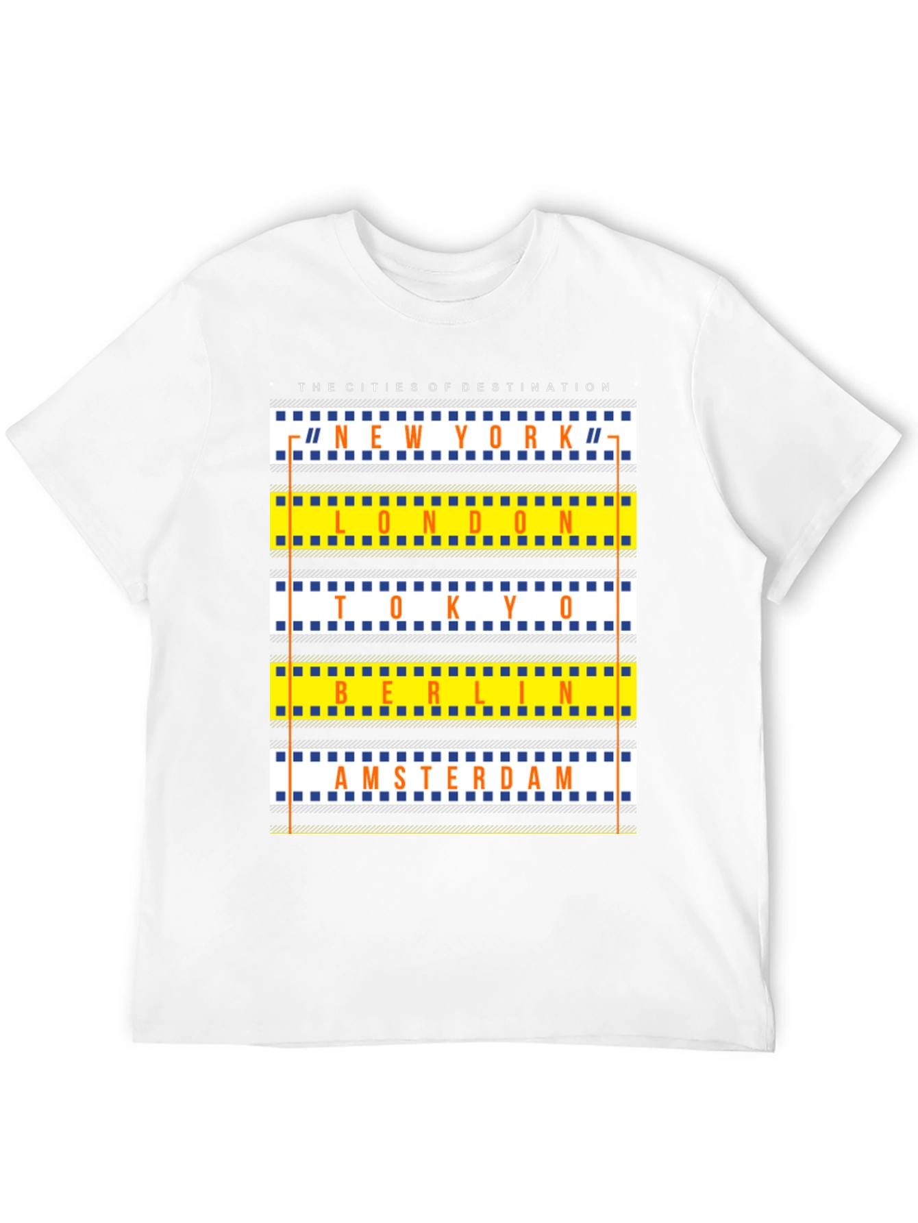 City Destination Graphic Print Crew Neck T-Shirt