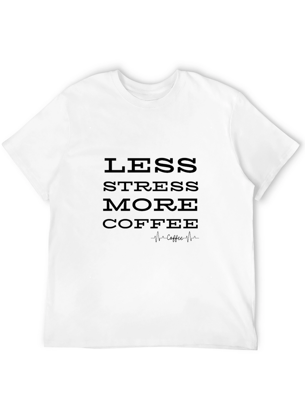 Less Stress More Coffee Graphic Tee